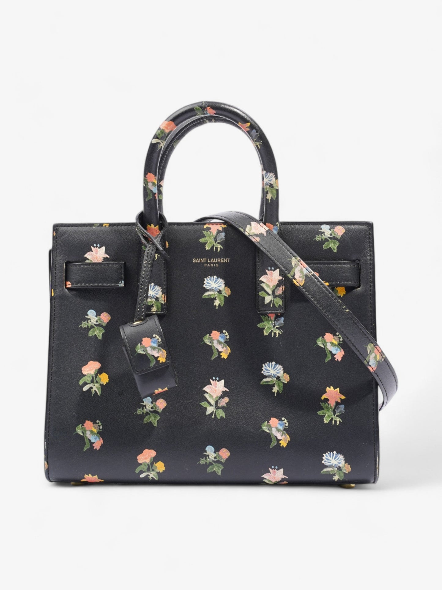 Saint Laurent Sac De Jour Leather Black Handbag Leather