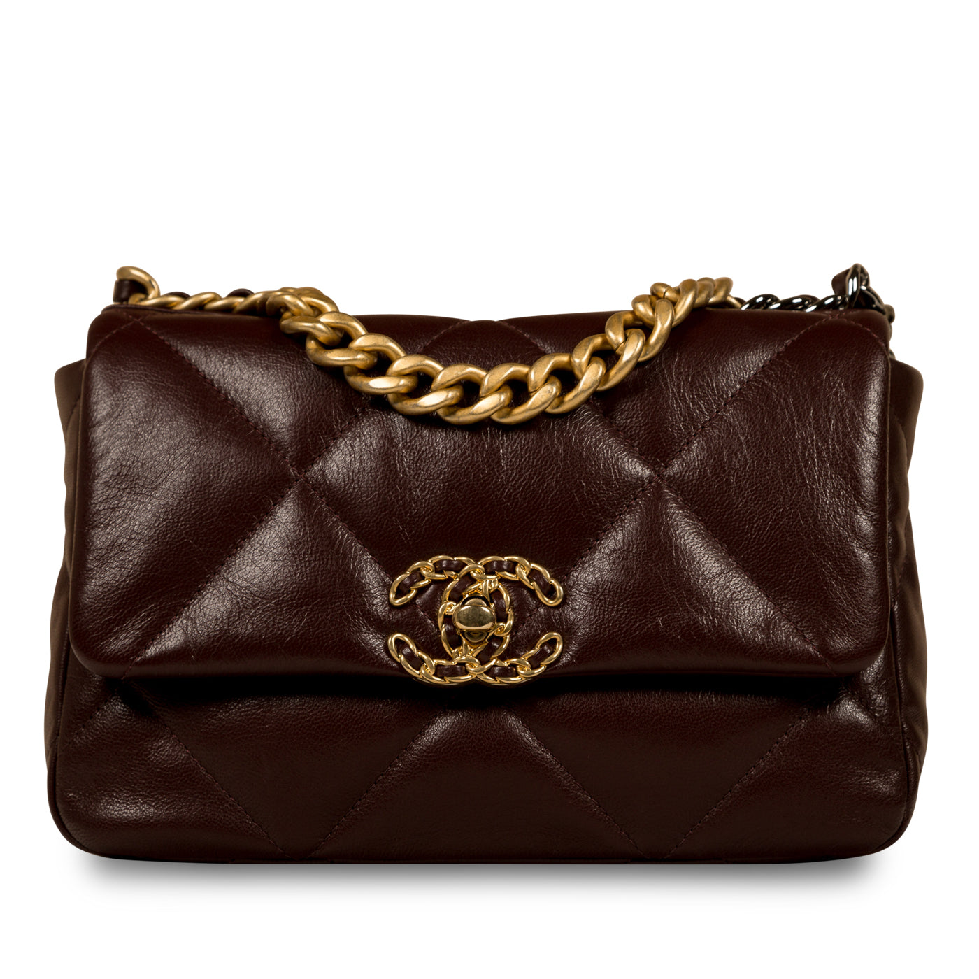 Chanel Chanel 19 Lambskin Black Shoulder Bag Style 24