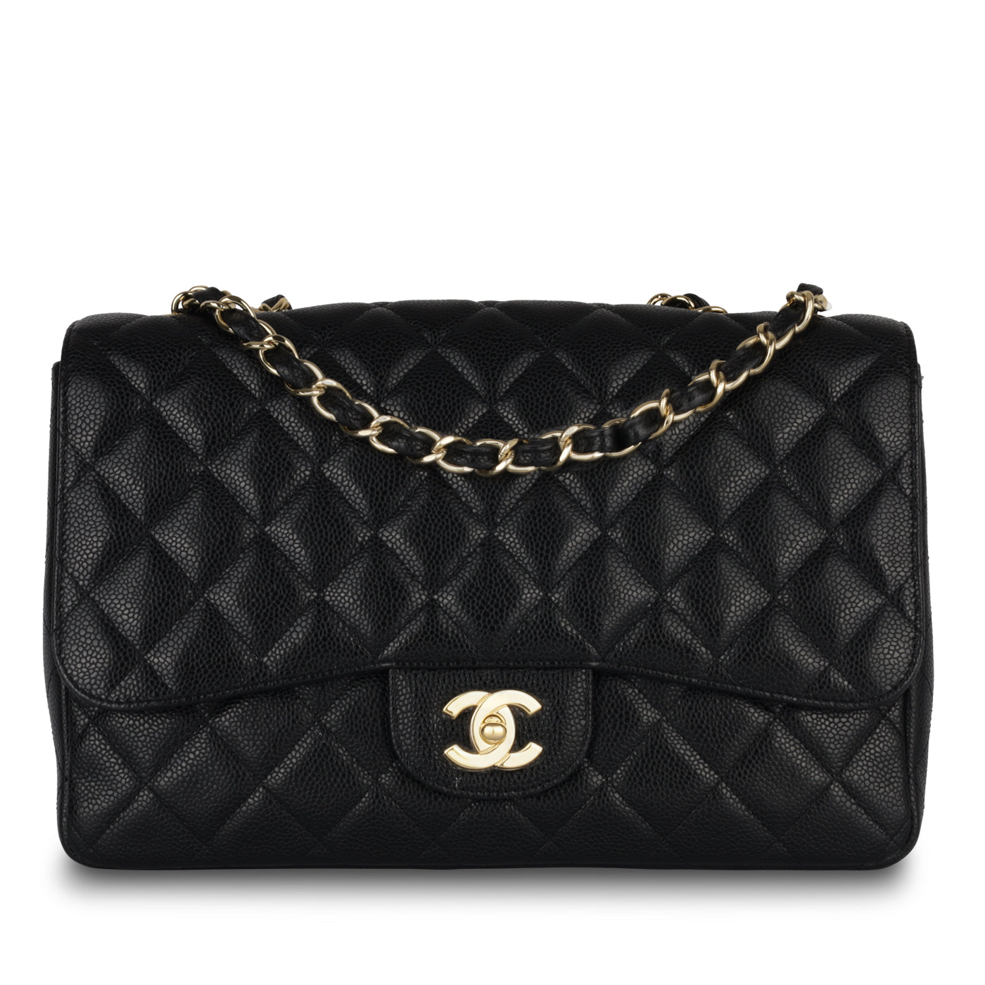 Chanel Classic Flap Lambskin Black Shoulder Bag Style 41