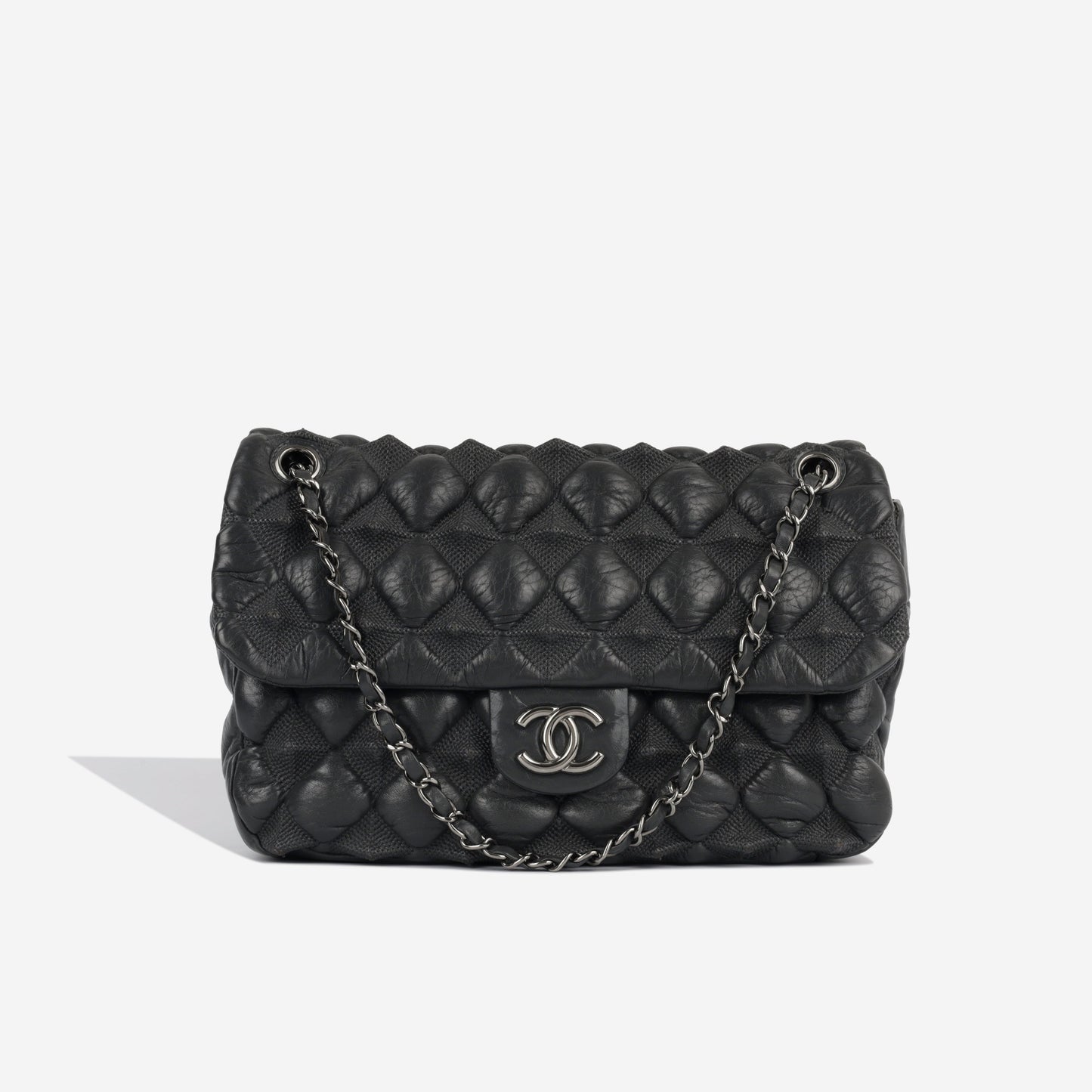 Chanel Classic Flap Calfskin Black Shoulder Bag Style 26