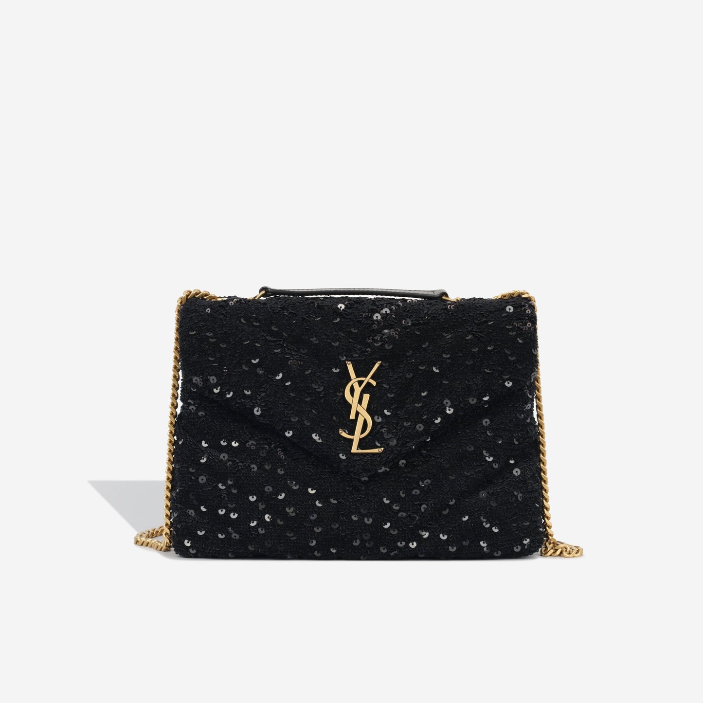 Saint Laurent Loulou Black Shoulder Bag Black