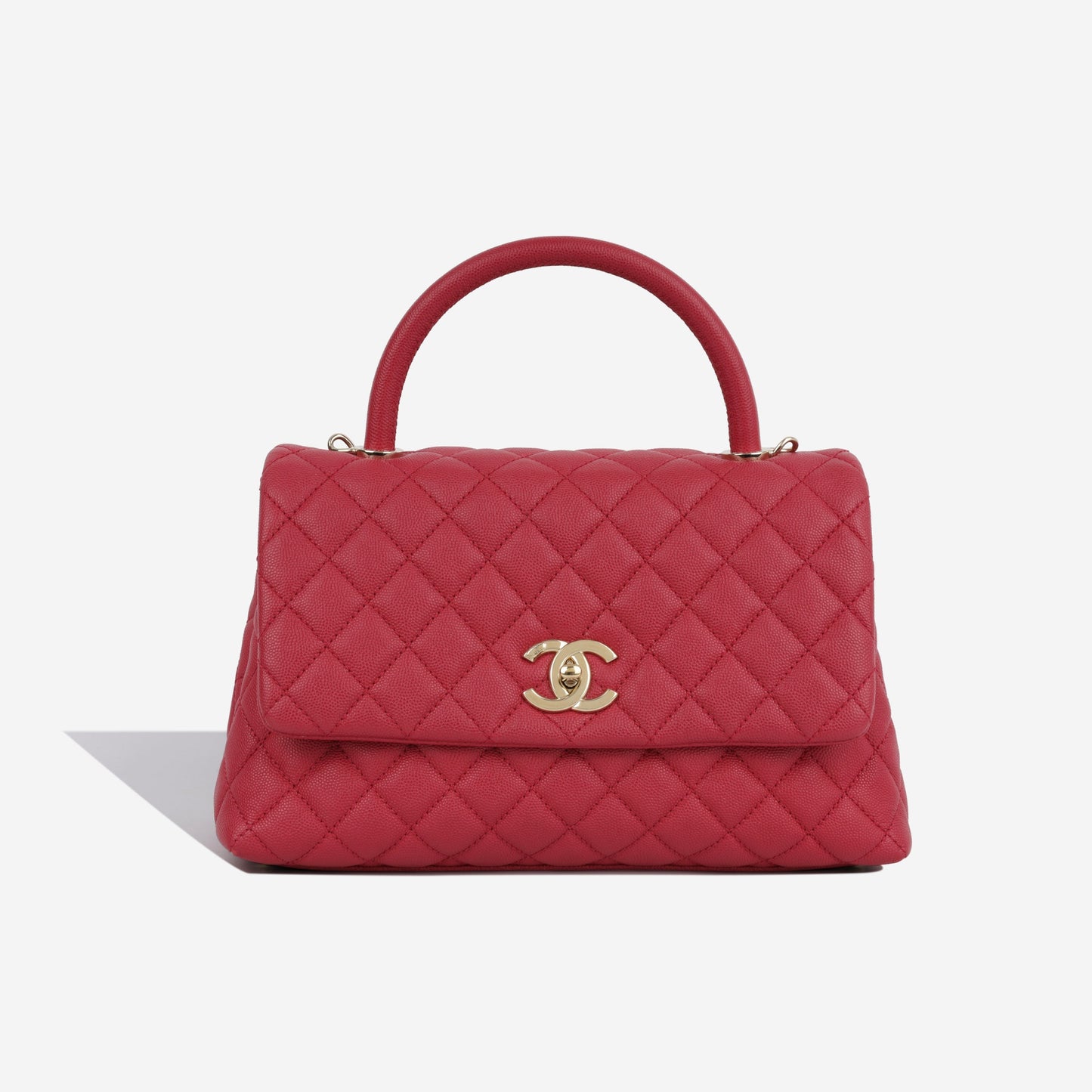 Chanel Coco Handle Caviar Black Shoulder Bag Caviar
