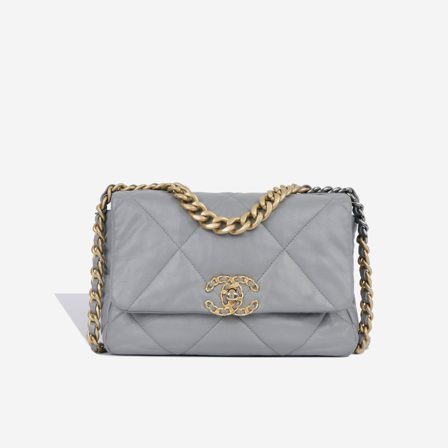 Chanel Chanel 19 Quilted Gold Shoulder Bag Quilted