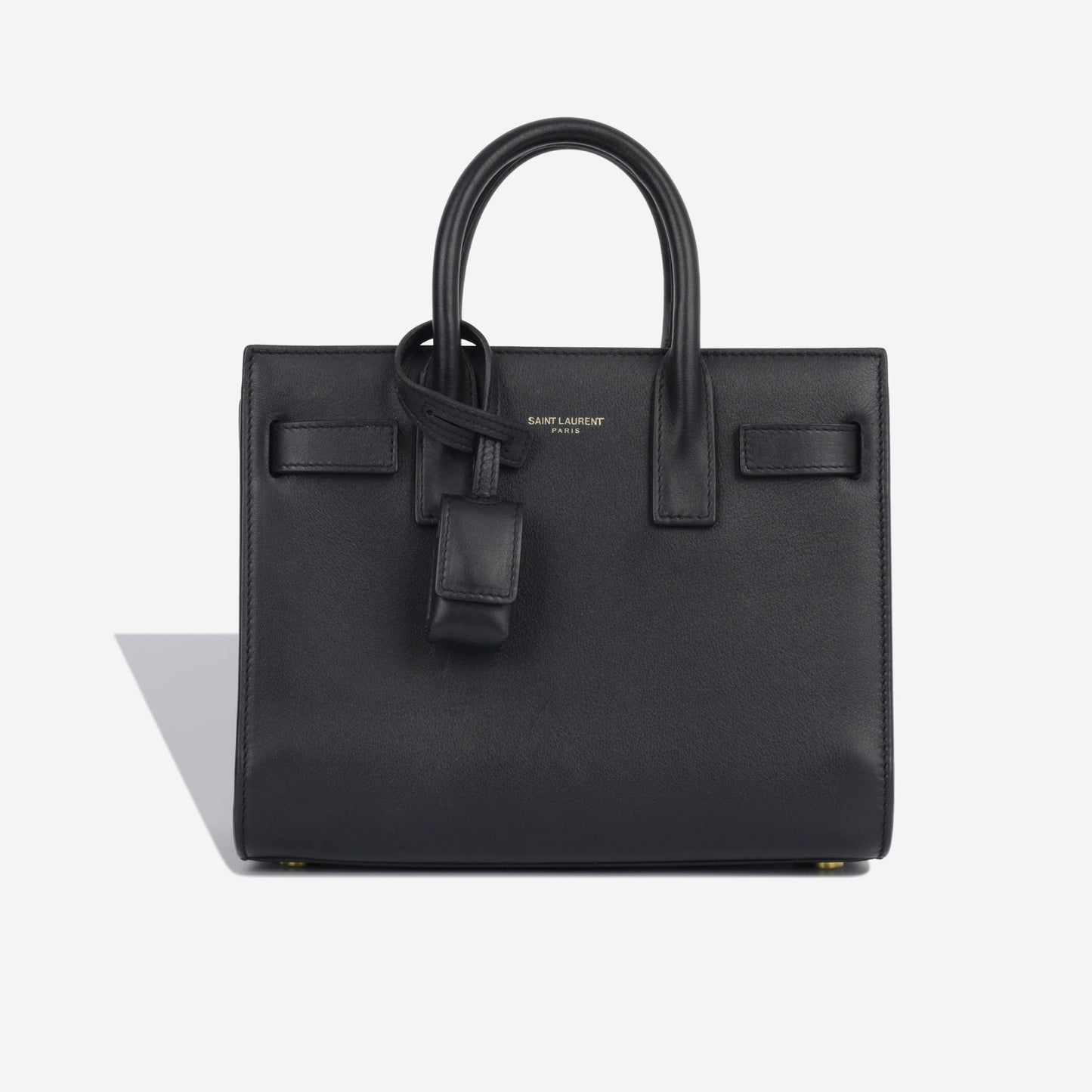 Saint Laurent Sac De Jour Calfskin Black Handbag Calfskin