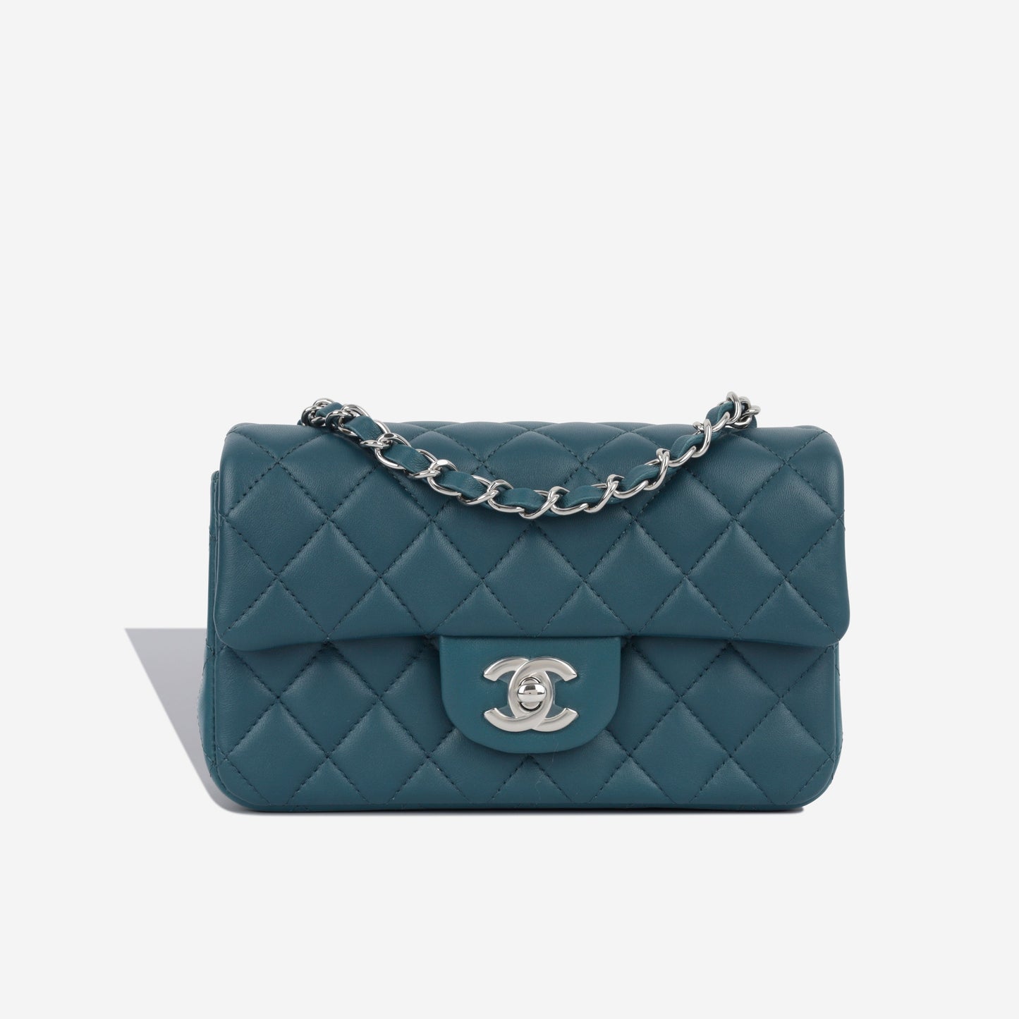 Chanel Classic Flap Lambskin Gold Shoulder Bag Style 49