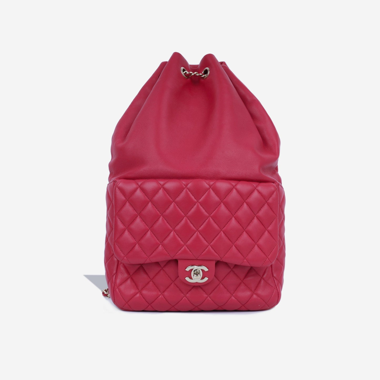 Chanel Luxury Lambskin Gold Backpack Style 2