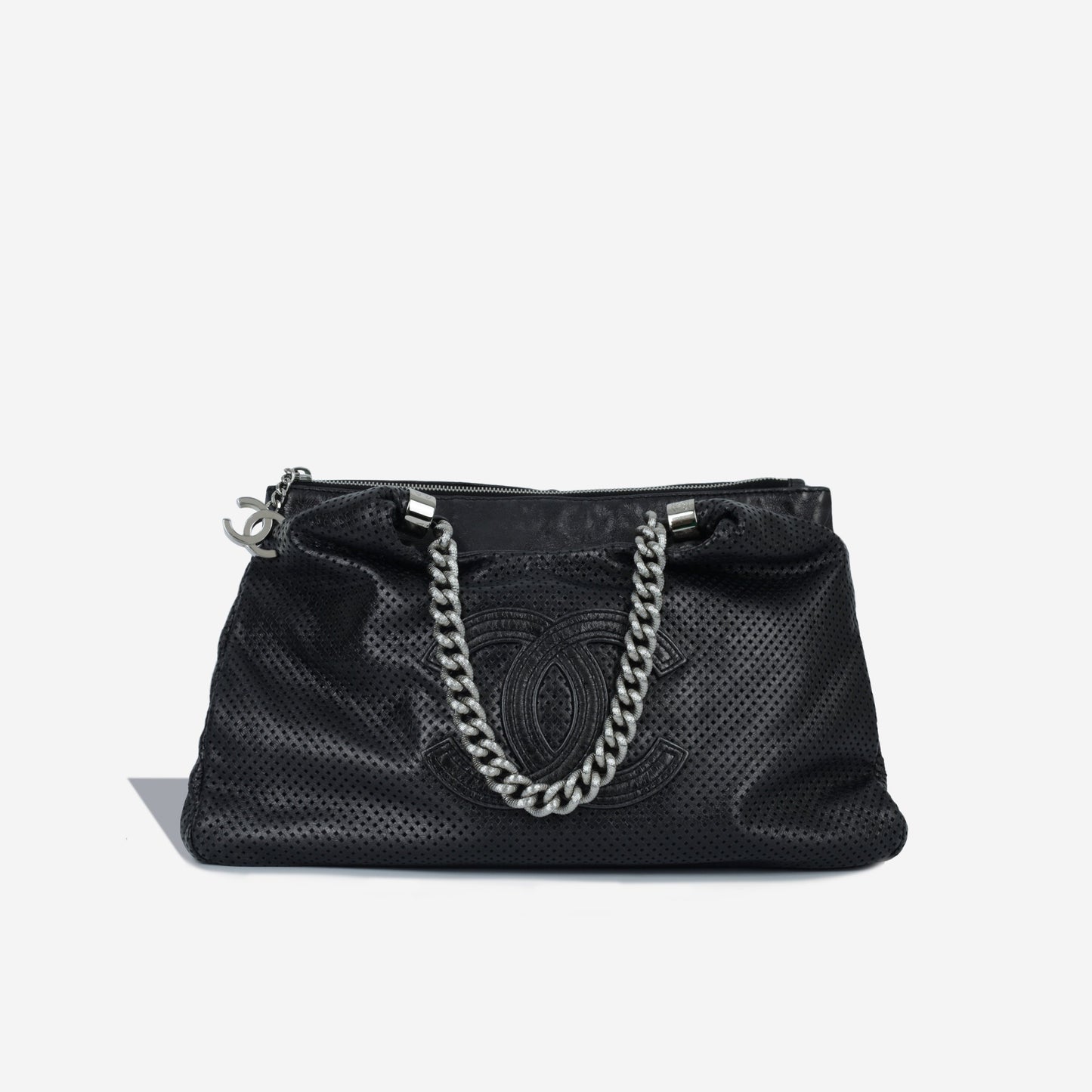 Chanel Luxury Leather Black Tote Bag Leather