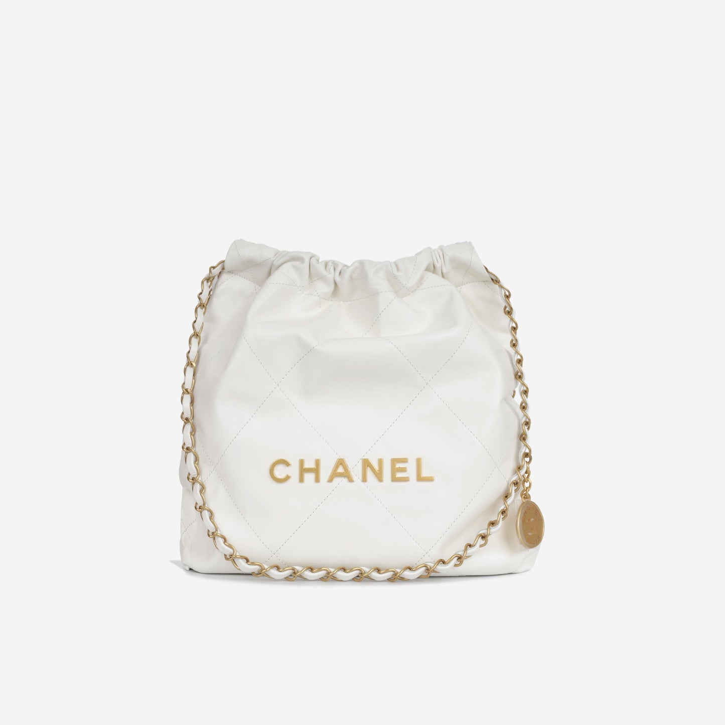 Chanel Luxury Calfskin Gold Tote Bag Style 6