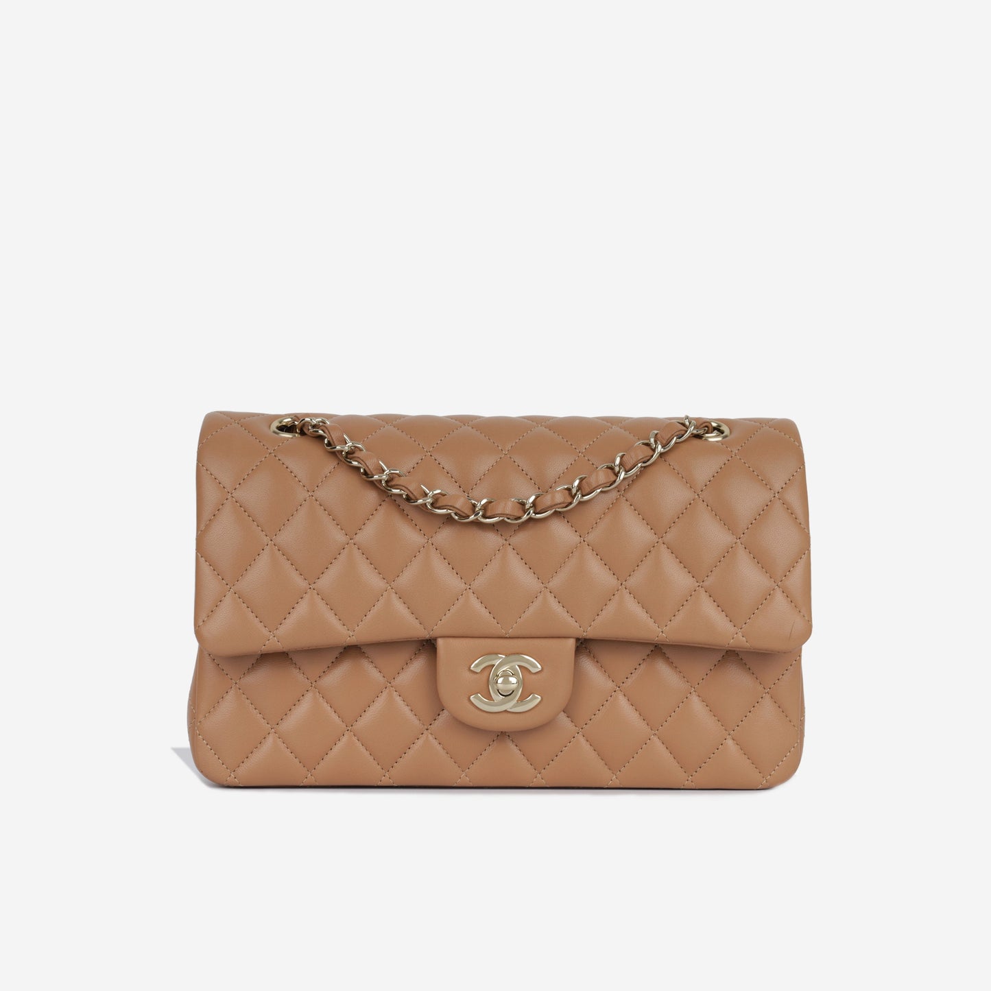 Chanel Classic Flap Lambskin Gold Shoulder Bag Style 24