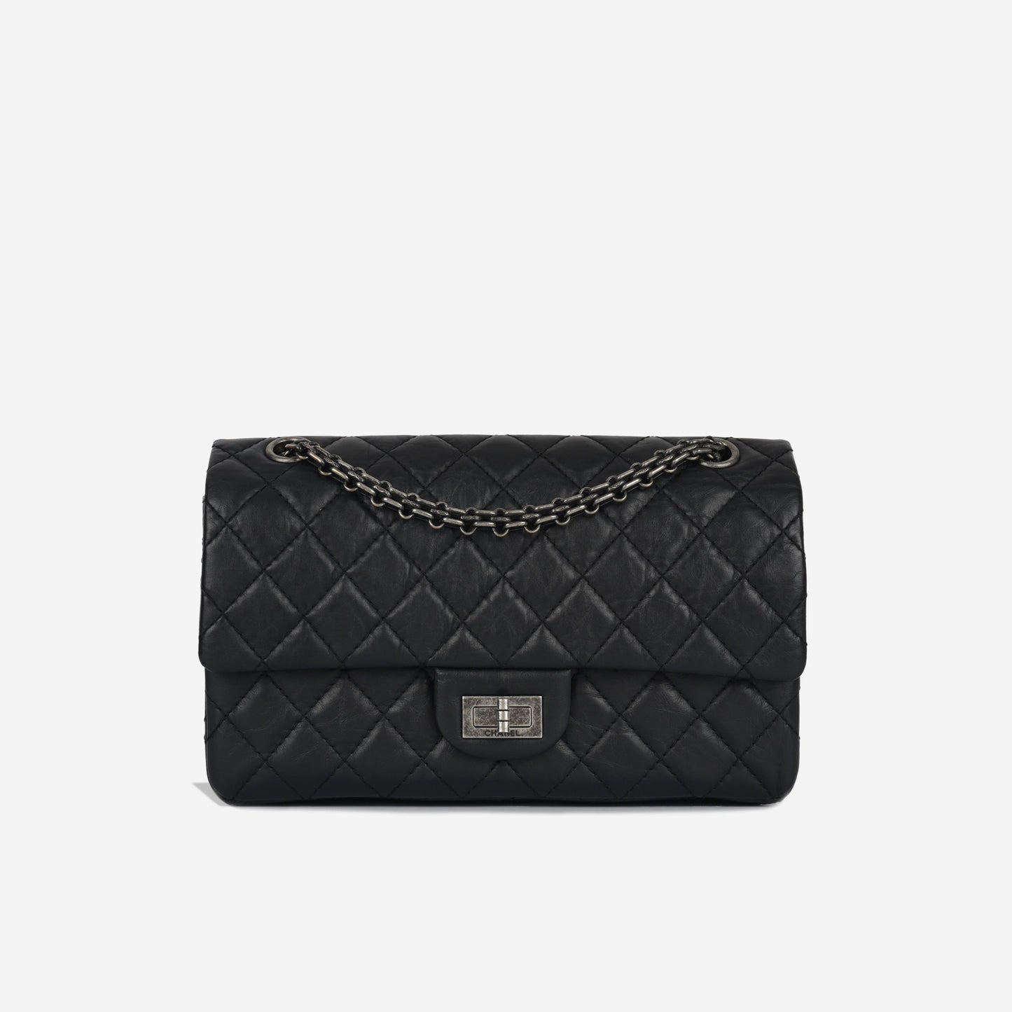 Chanel Classic Flap Lambskin Black Shoulder Bag Style 4