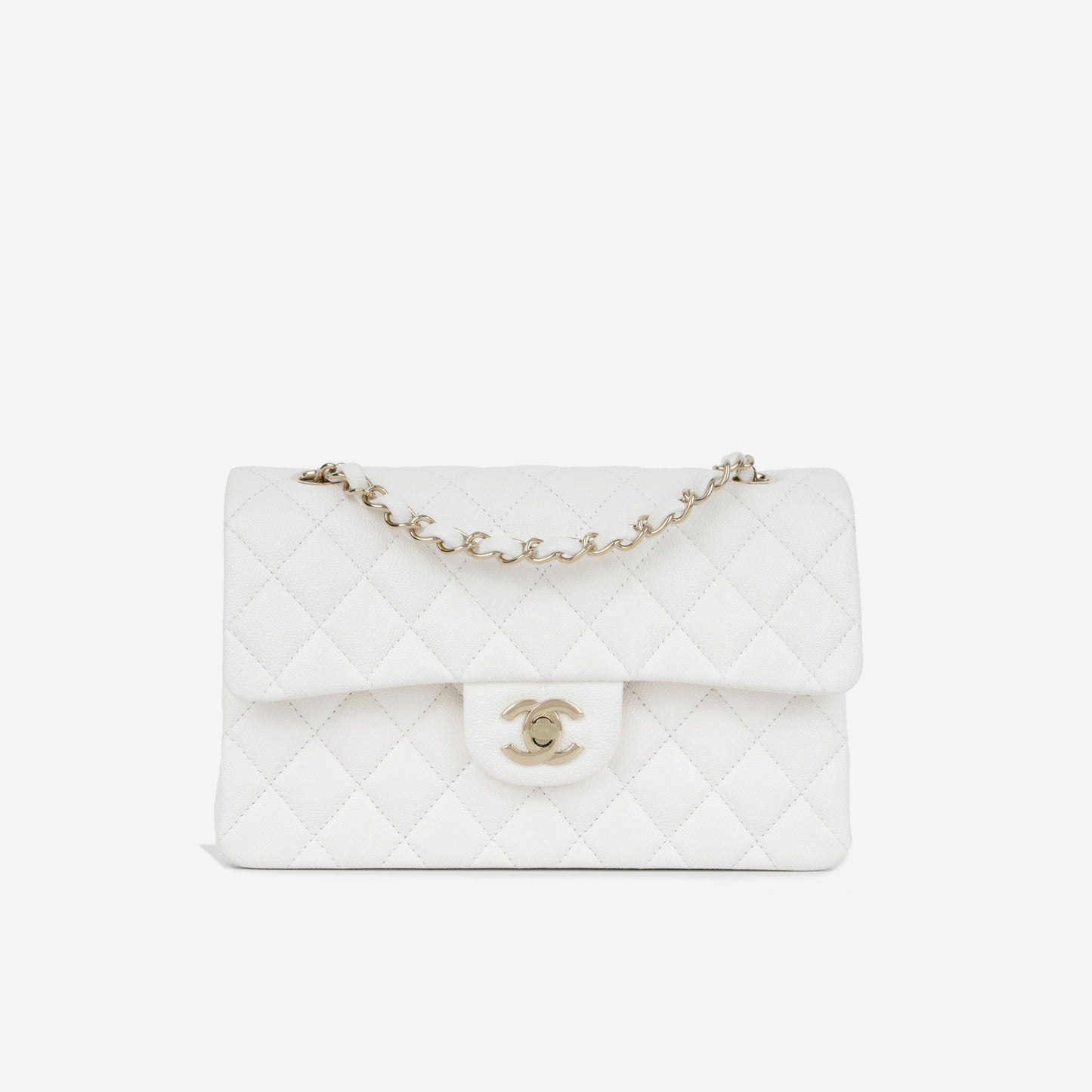 Chanel Classic Flap Lambskin Gold Shoulder Bag Style 101