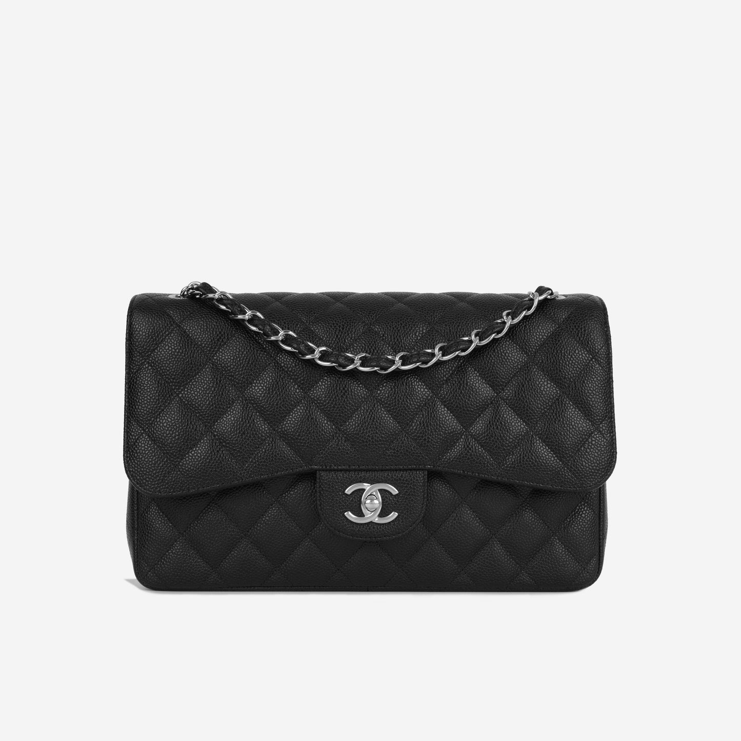 Chanel Classic Flap Lambskin Black Shoulder Bag Style 29