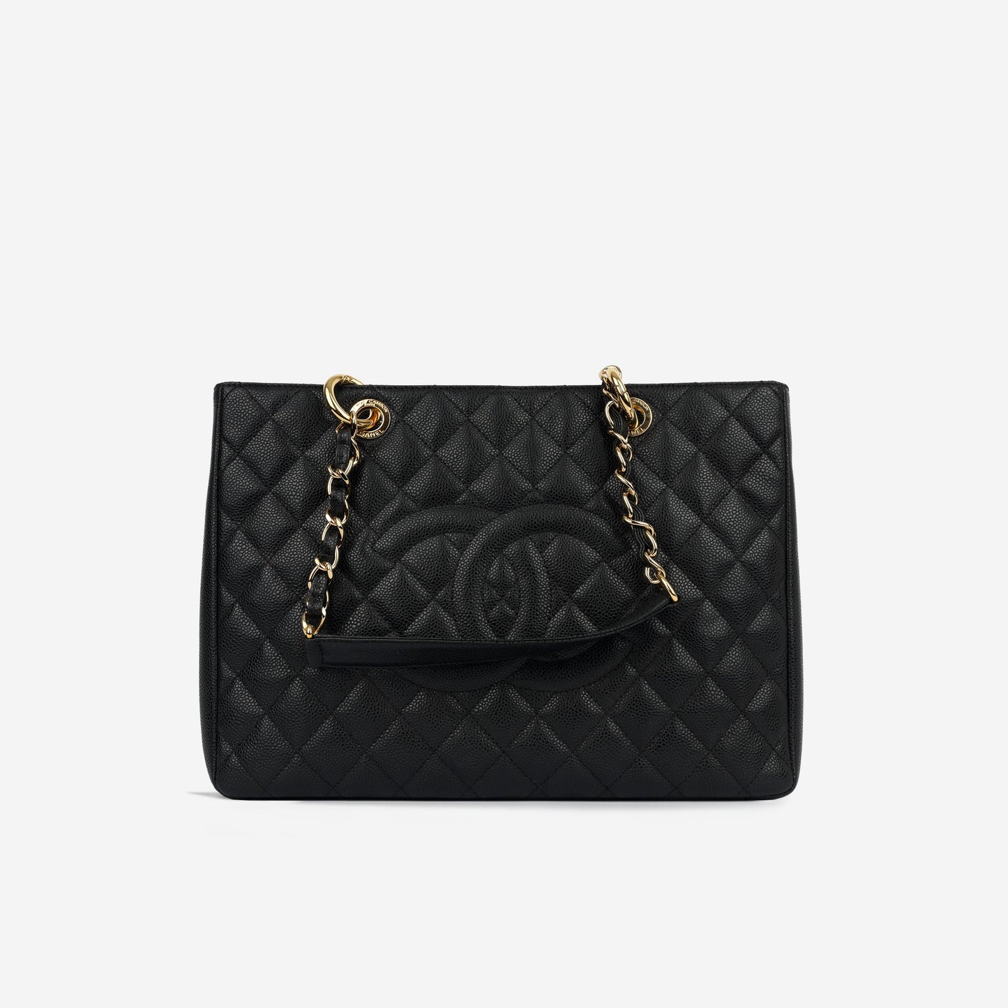 Chanel Shopping Tote Caviar Black Tote Bag Style 5