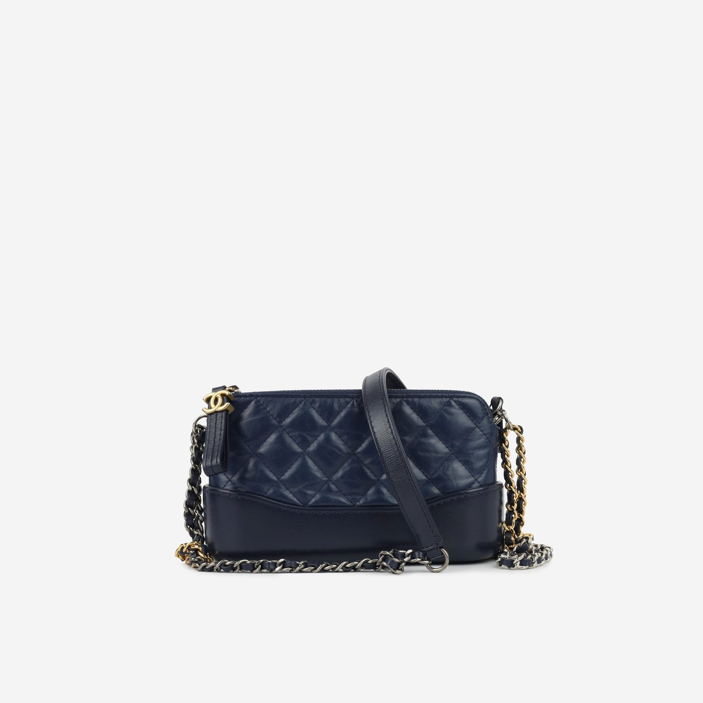 Chanel Gabrielle Lambskin Black Shoulder Bag