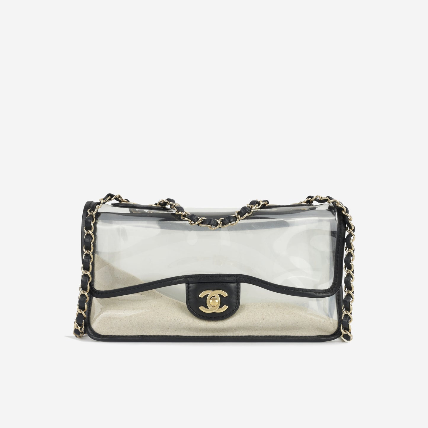 Chanel Lambskin Black Shoulder Bag Style 24