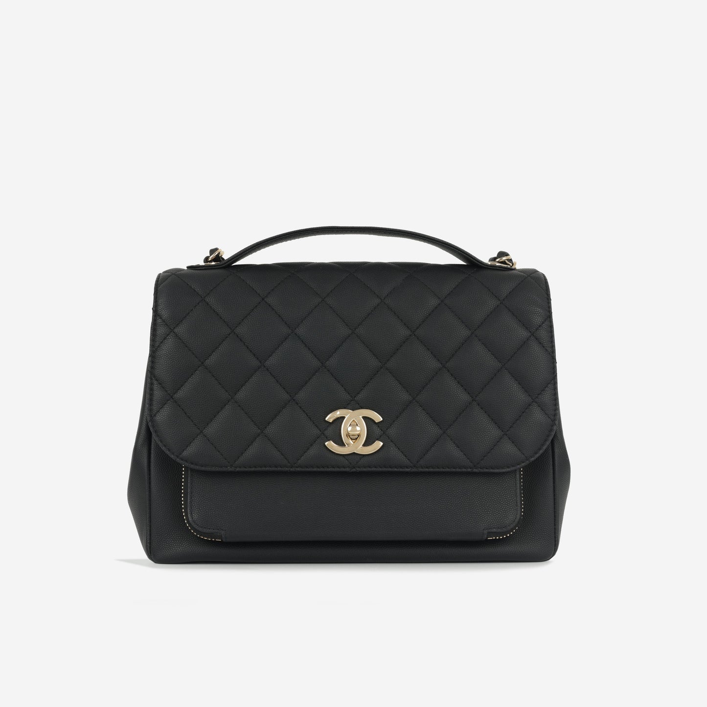 Chanel Timeless Caviar Black Shoulder Bag