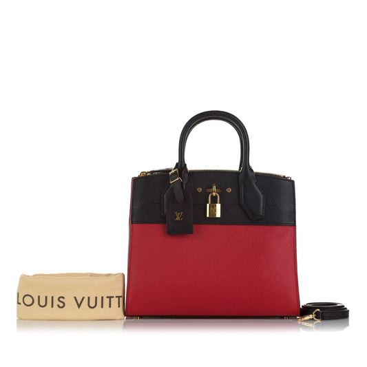 Louis Vuitton City Steamer PM Bicolor Taurillon