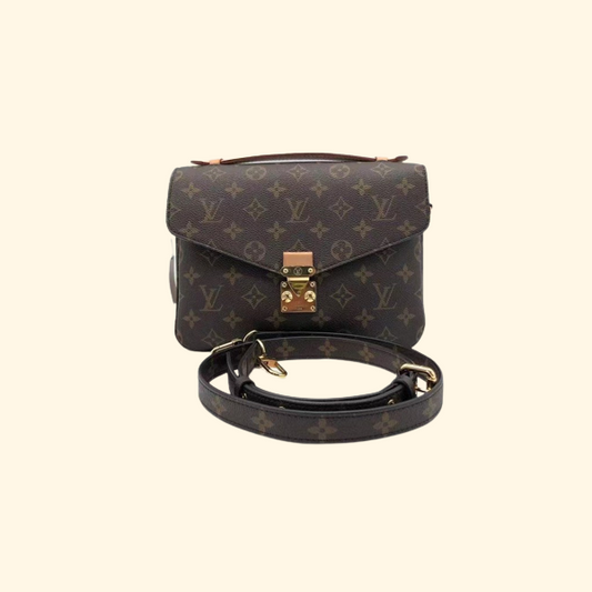 Louis Vuitton Metis Pochette Monogram Brown Bag