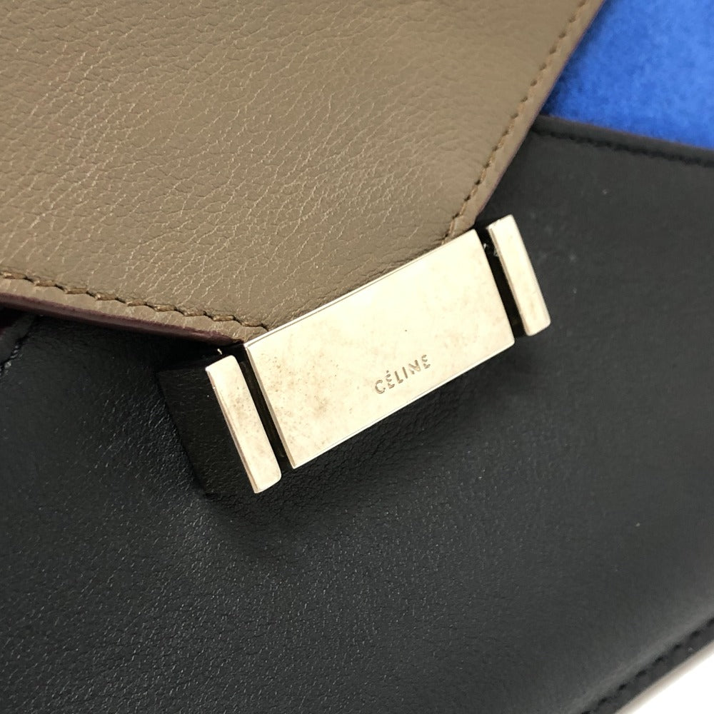 CELINE Shoulder Bag leather Brown Women Secondhand