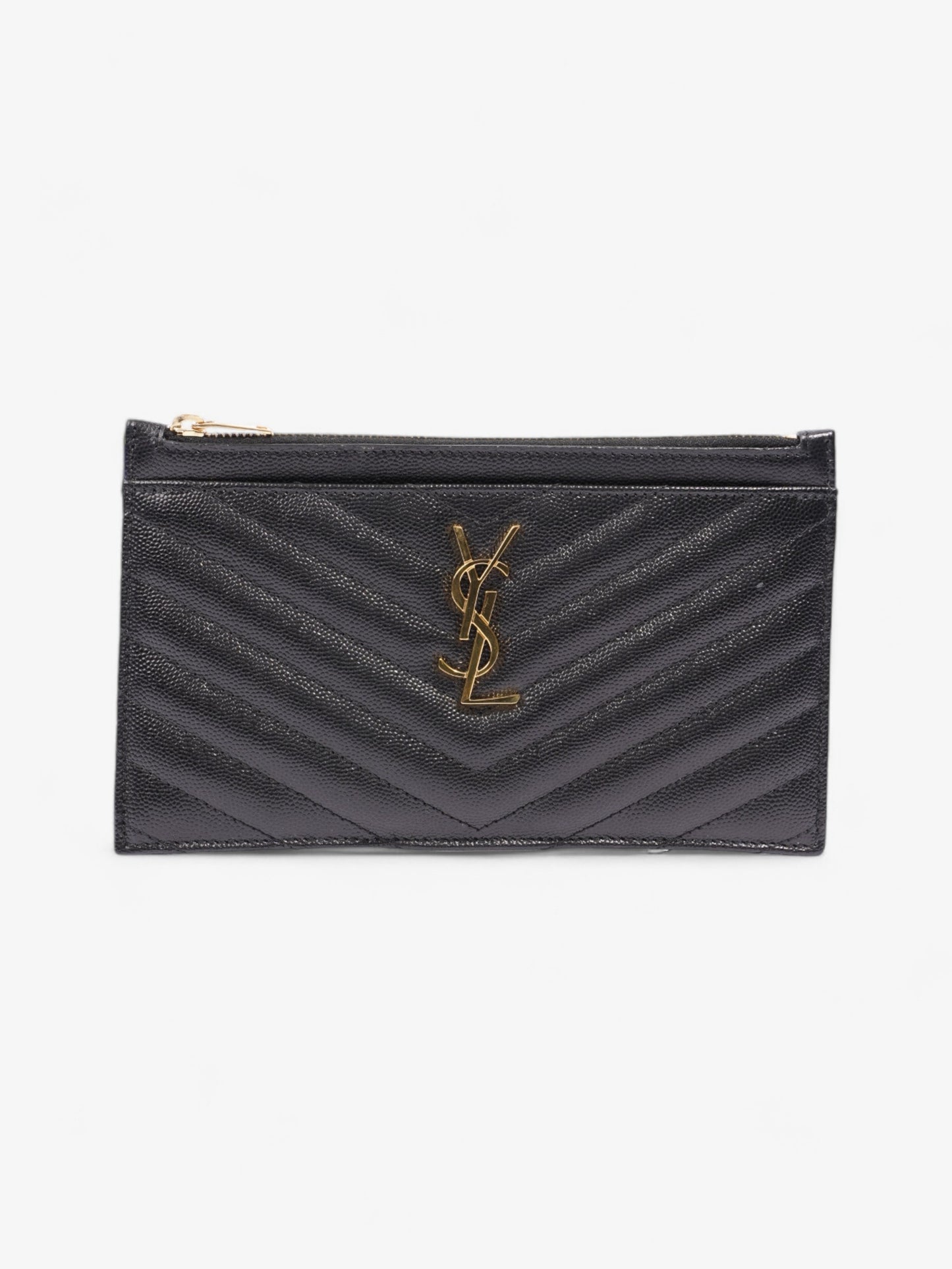 Saint Laurent Cassandre Leather Black Shoulder Bag Style 3