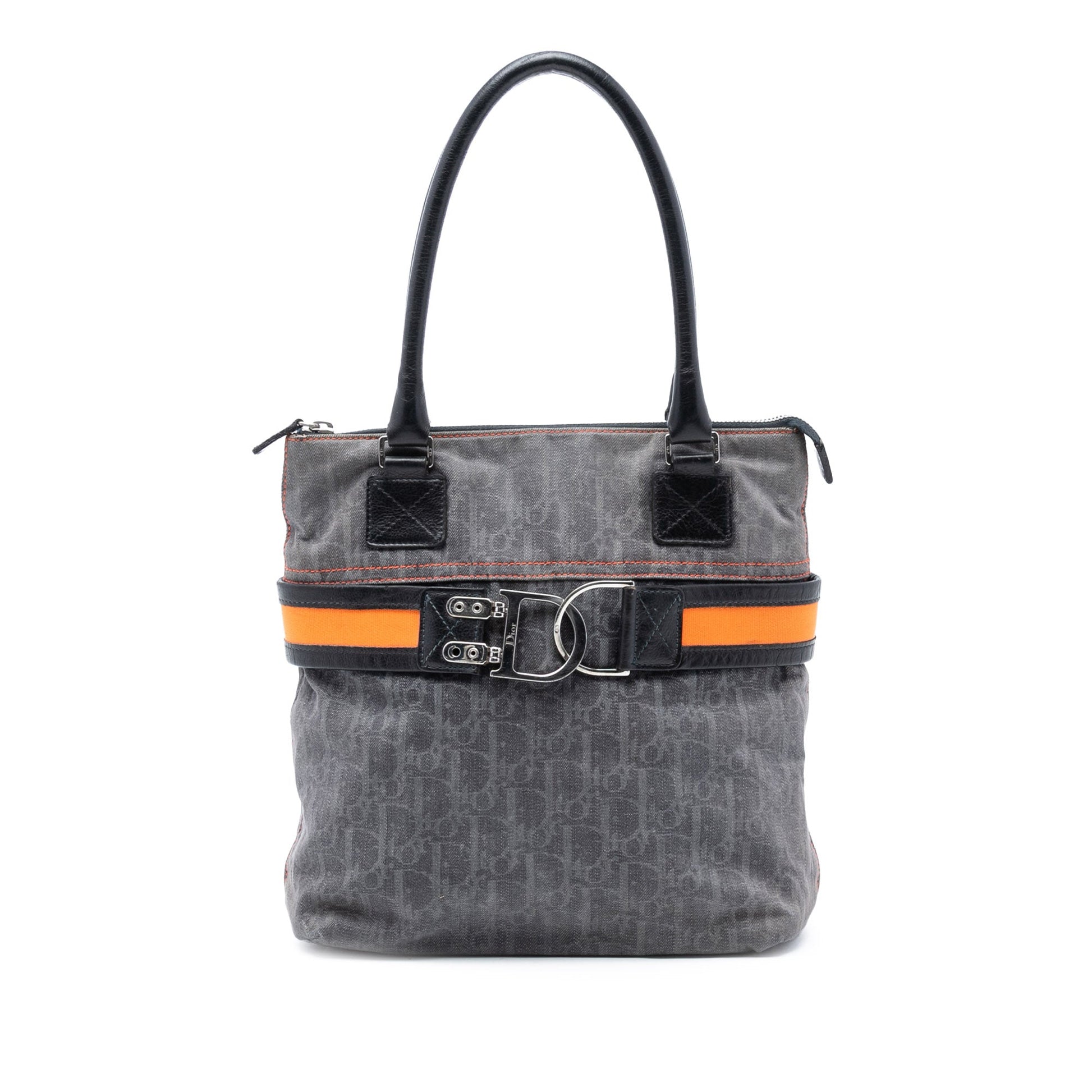 Blue Dior Diorissimo Trotter Denim Flight Tote