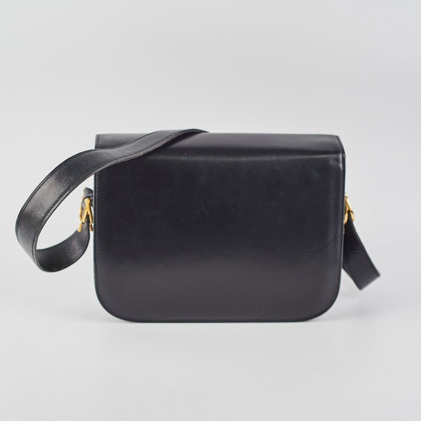 Luxury CELINE Horse Carriage Bag Black