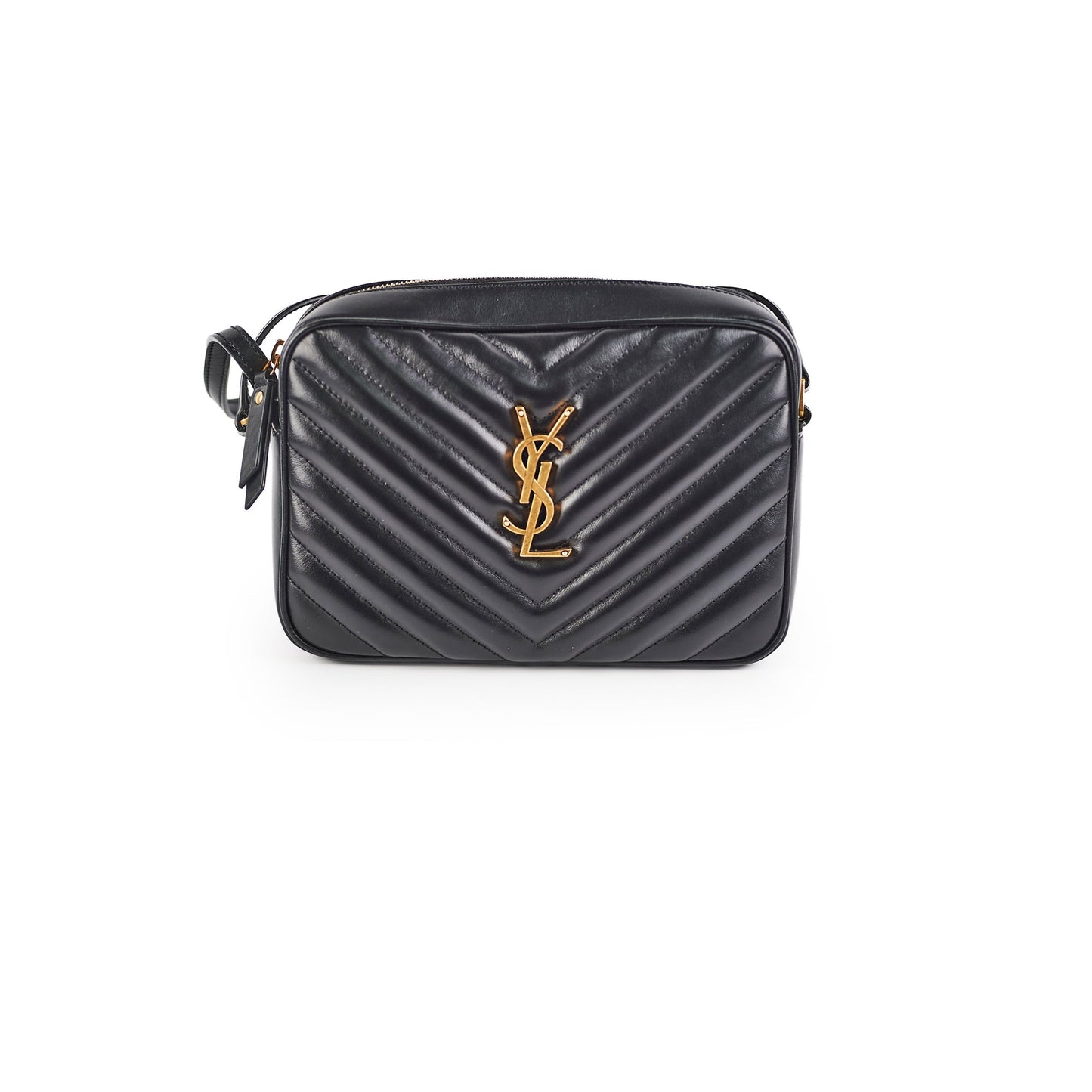Saint Laurent Lou Black Crossbody Style 3