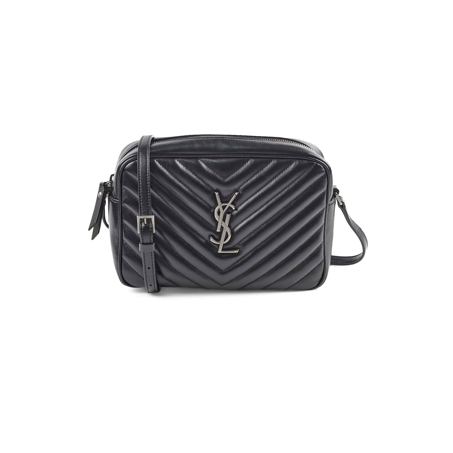 Saint Laurent Lou Black Handbag Style 4