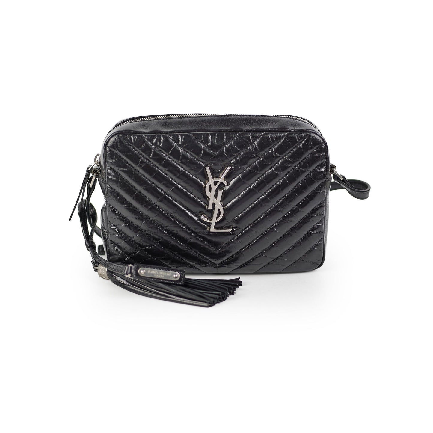 Saint Laurent Lou Black Crossbody Style 6