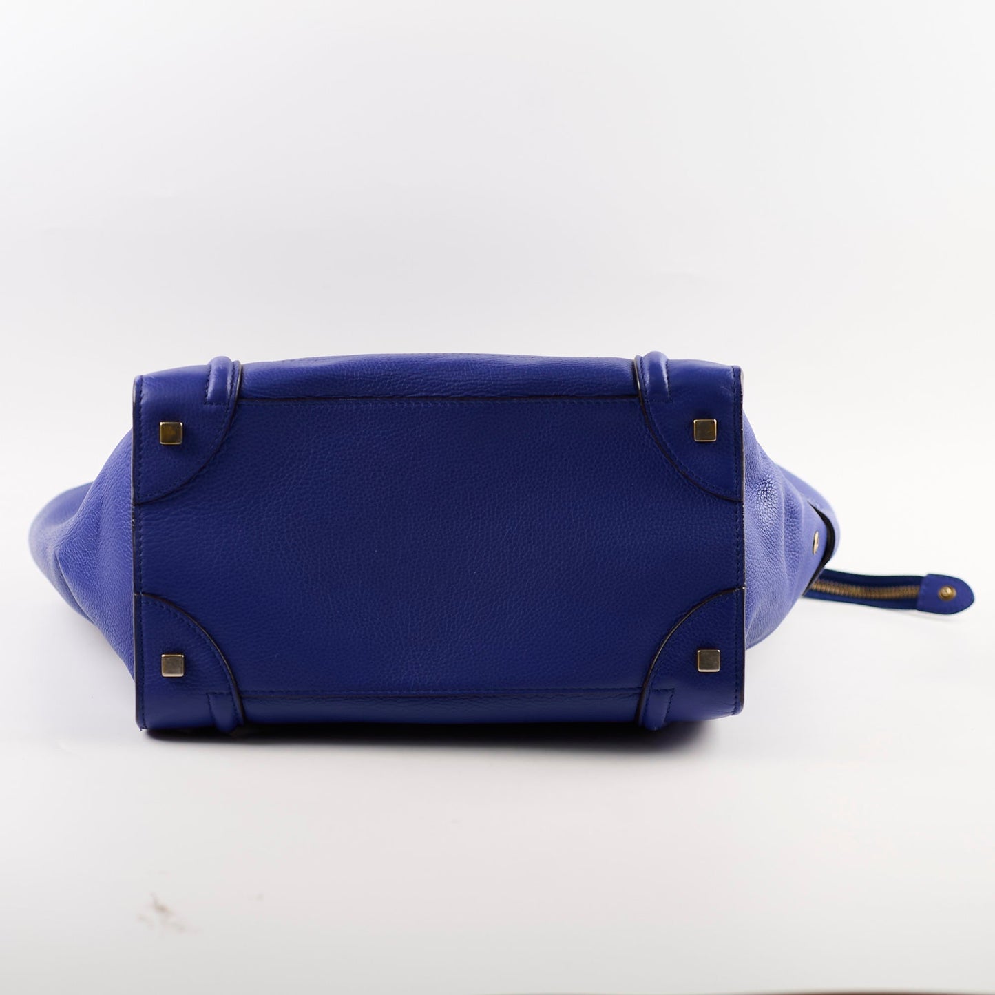 Luxury CELINE Mini Luggage Bag Blue