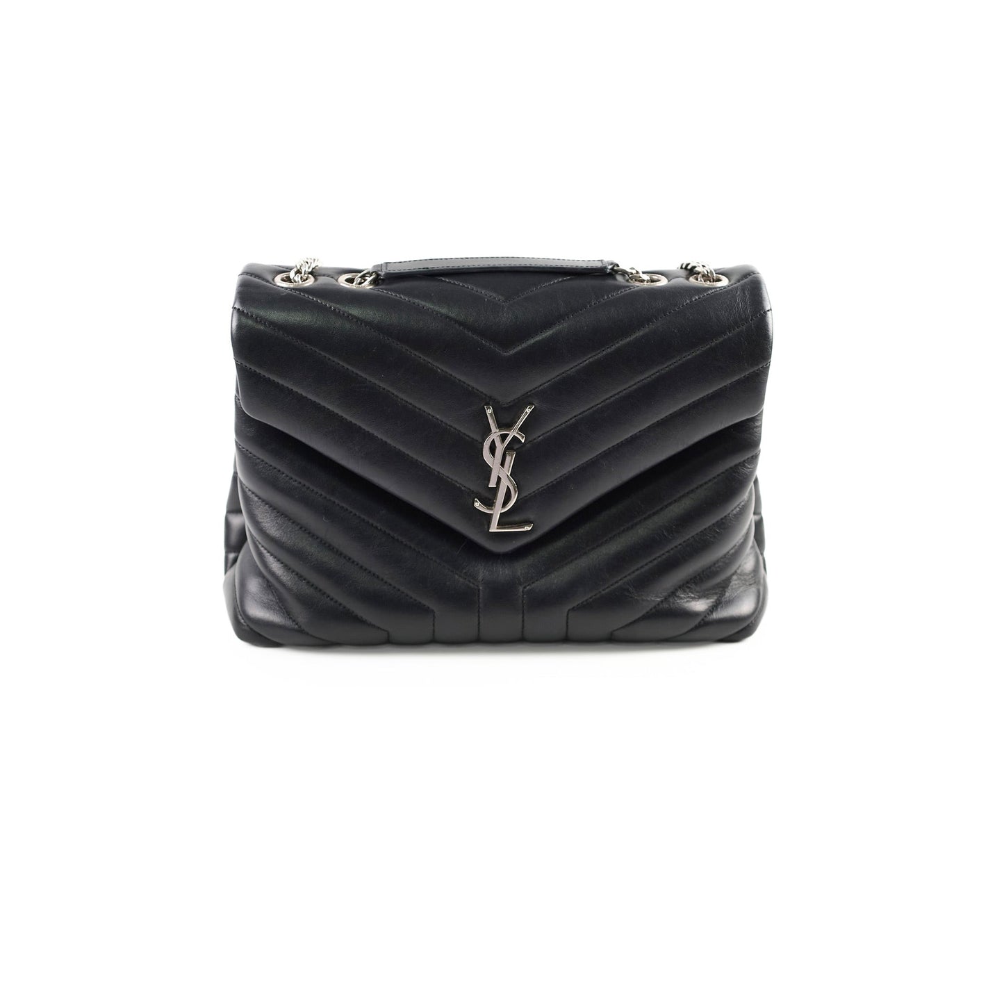 Saint Laurent Lou Black Handbag Style 6