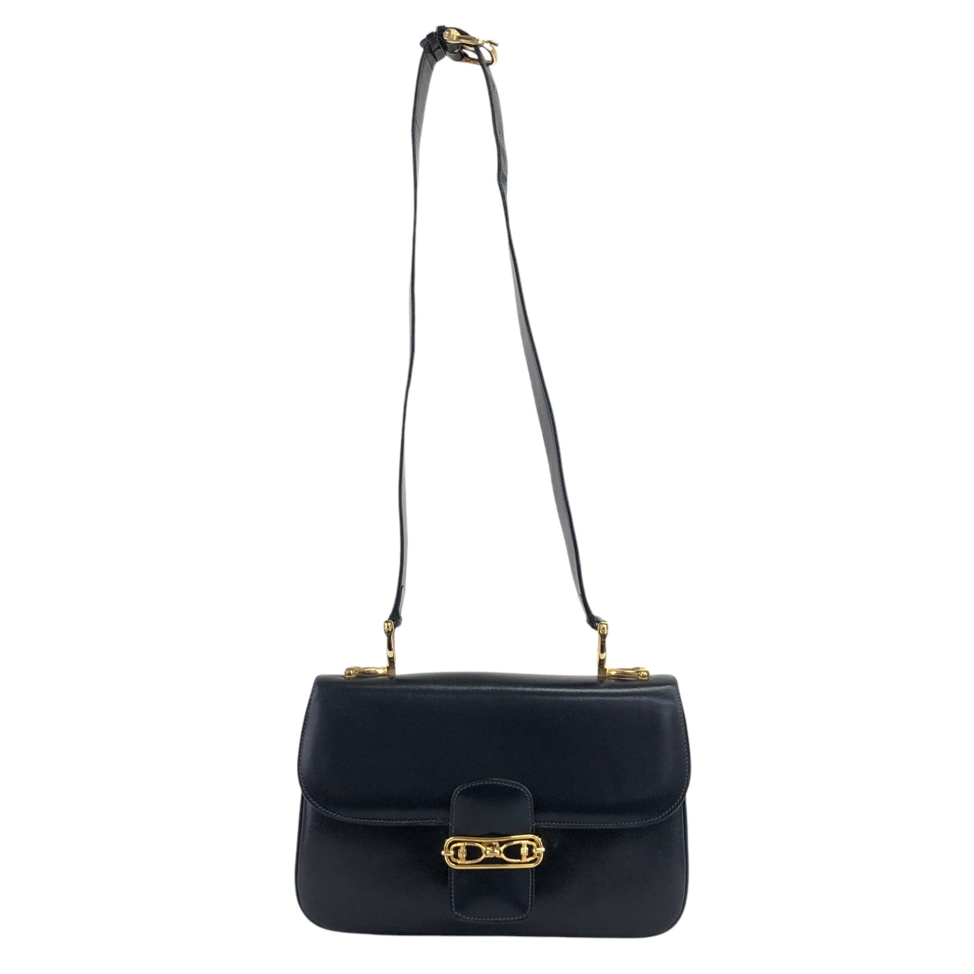 CELINE Horse Bit Shoulder bag Dark Navy k2egpz