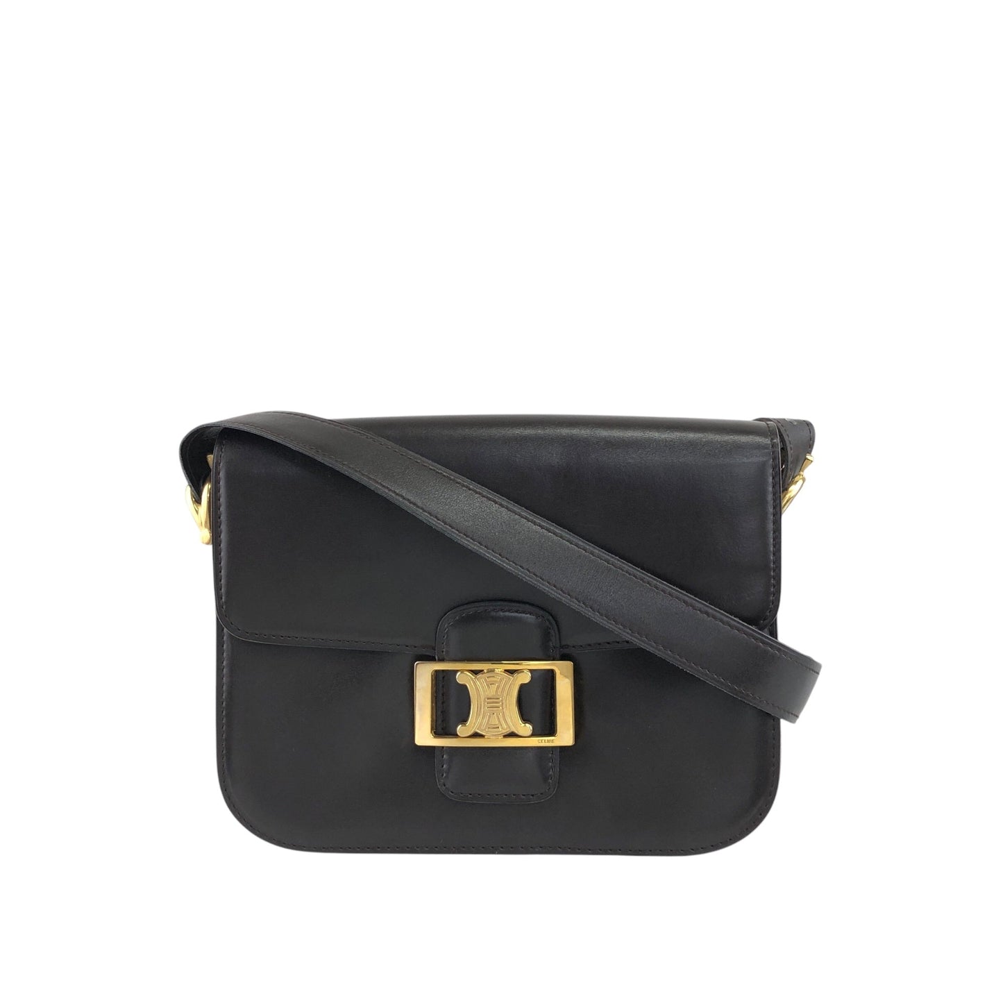 CELINE Triomphe Shoulder bag Brown xeaff4
