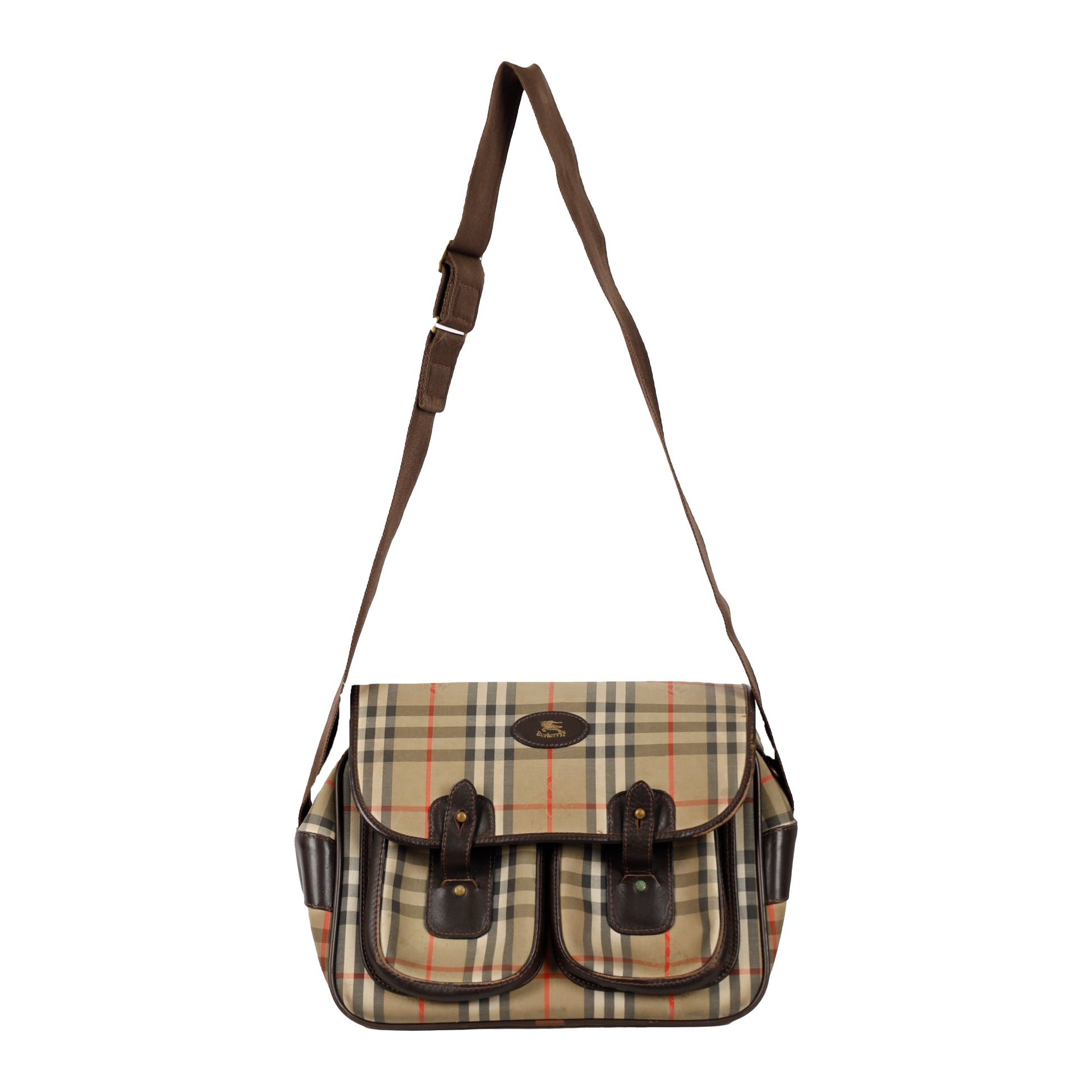 Burberry Logo Messenger Handbag - Rovelle Bags