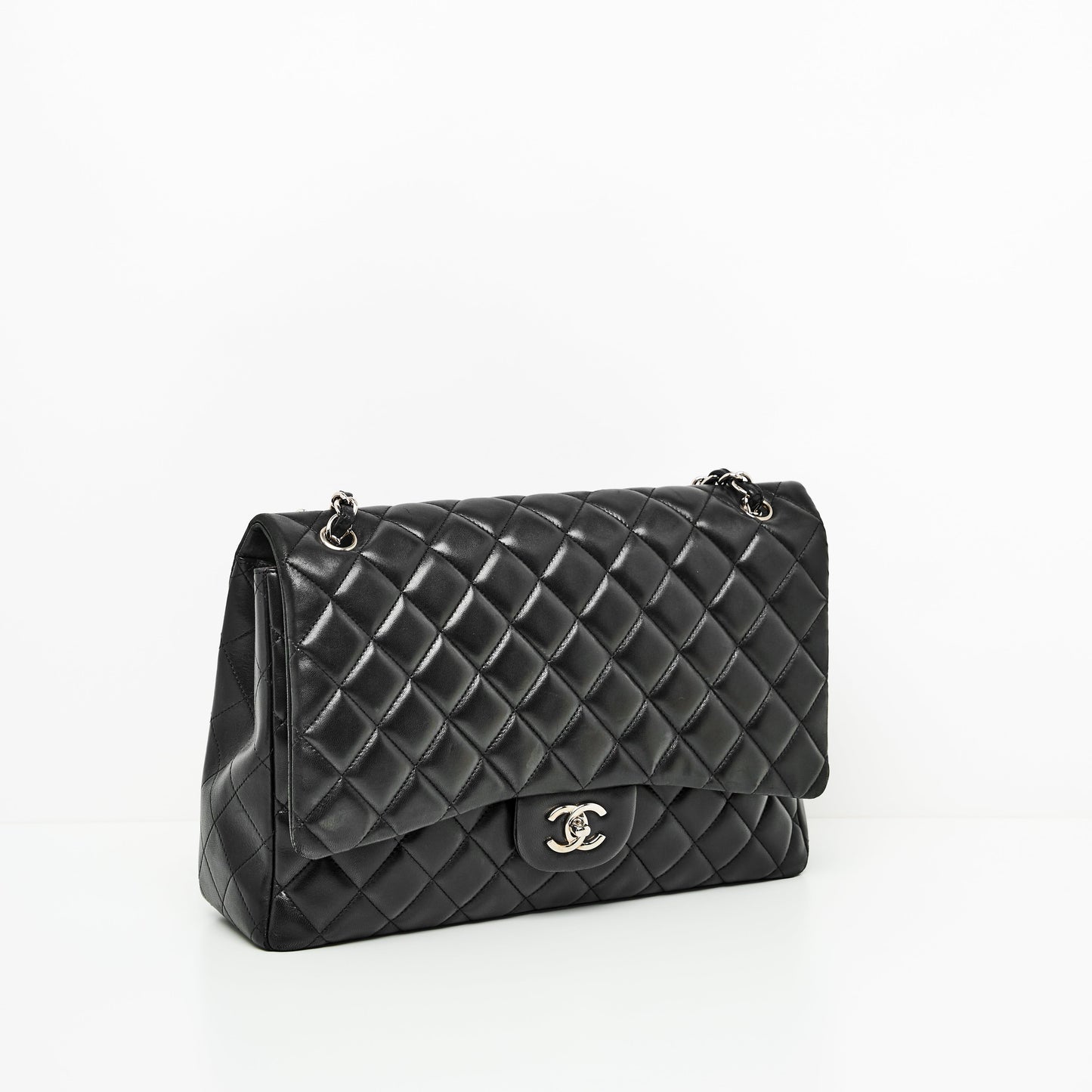 Chanel Maxi Lambskin Classic Single Flap Flap Bag - Rovelle Bags