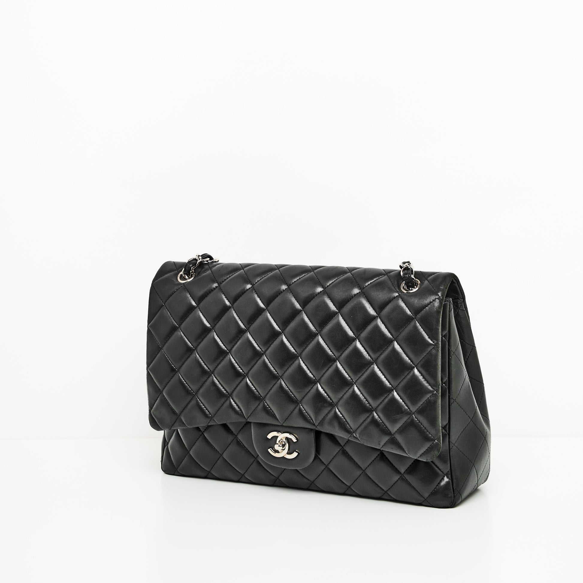 Chanel Maxi Lambskin Classic Single Flap Flap Bag - Rovelle Bags