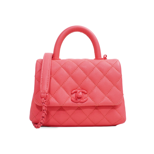 Chanel 'Mini Coco' Top Handle Handbag - Rovelle Bags