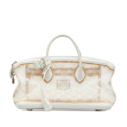 LOUIS VUITTON Monogram Transparence Lockit East-West Handbag