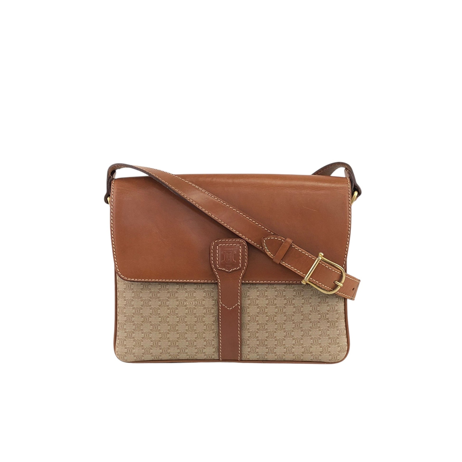 CELINE Shoulder bag Beige