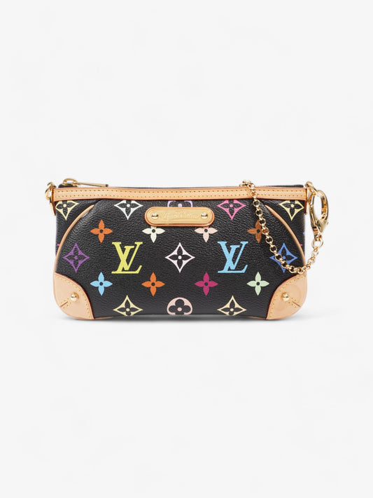 Louis Vuitton X Takashi Murakami Pochette Milla MM Multicoloured Monogram Coated Canvas