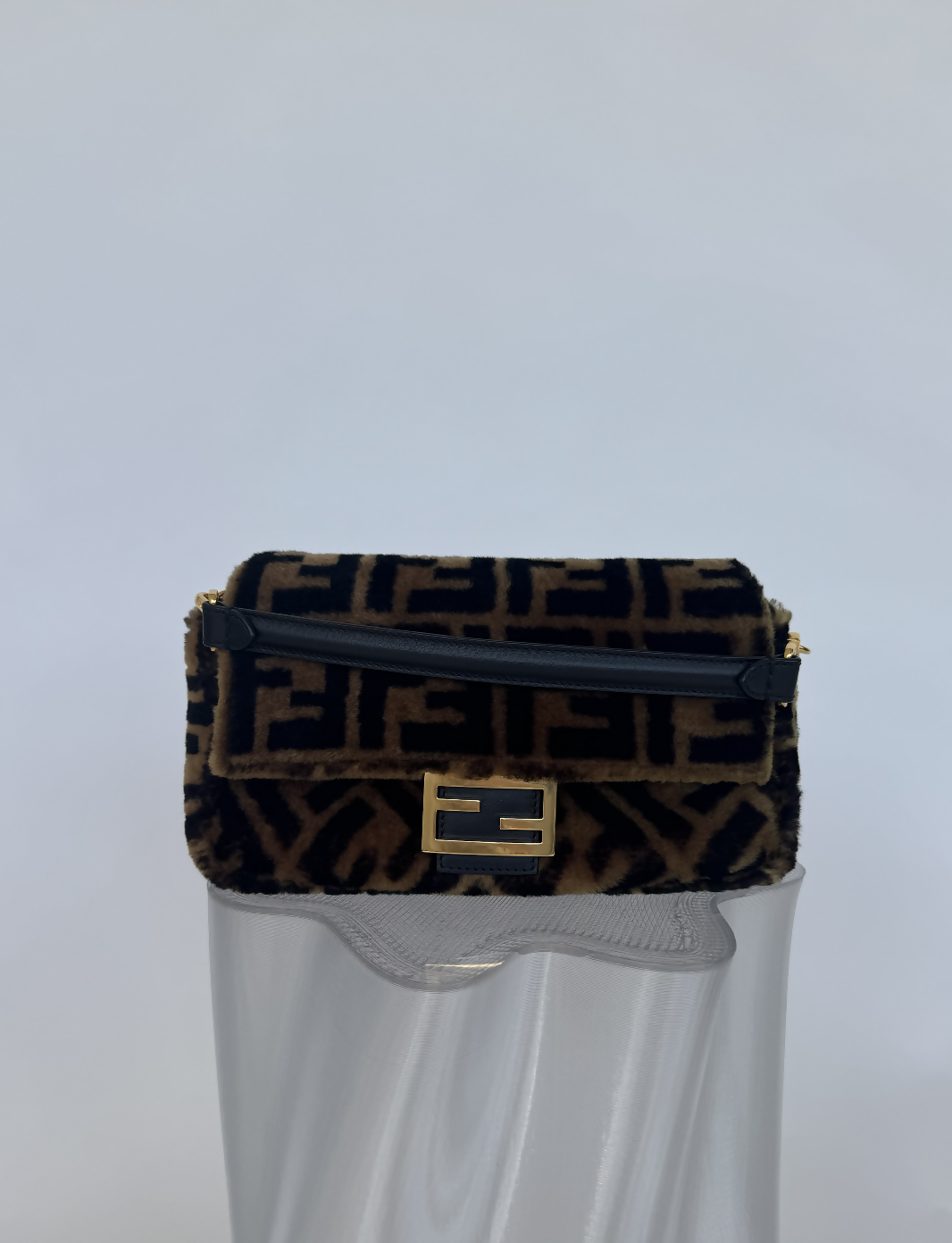 Fendi Zucca Shoulder Bag Brown