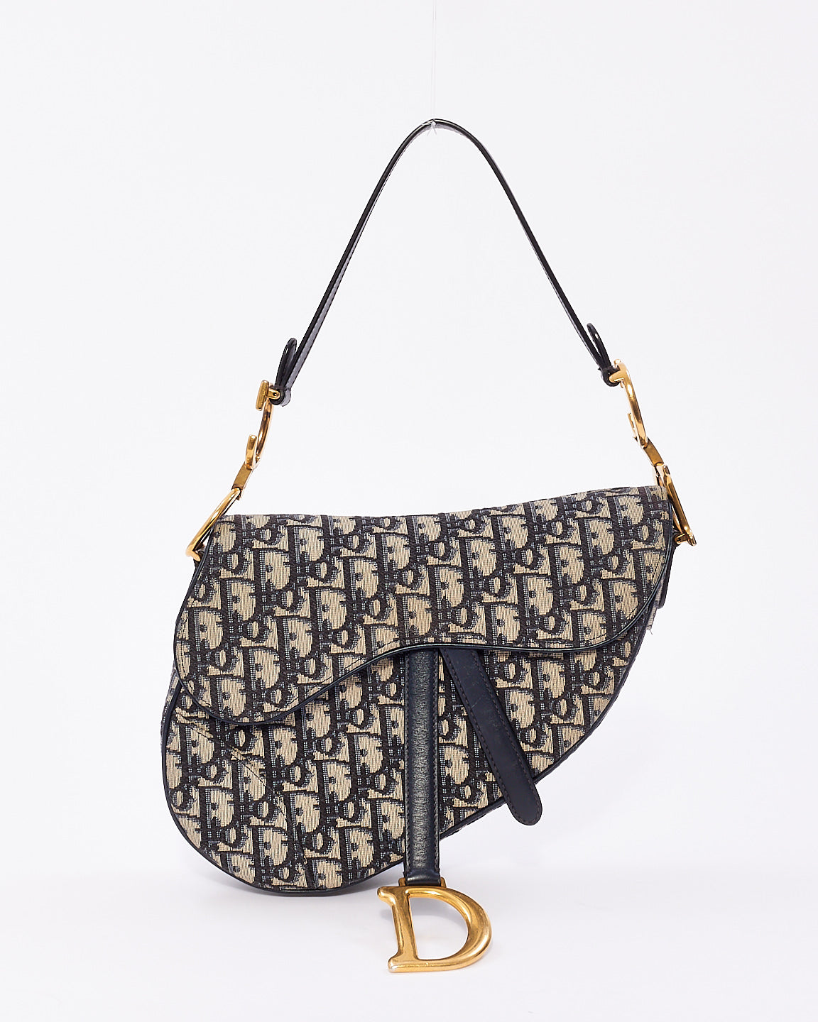 Dior Leather Canvas Handbag