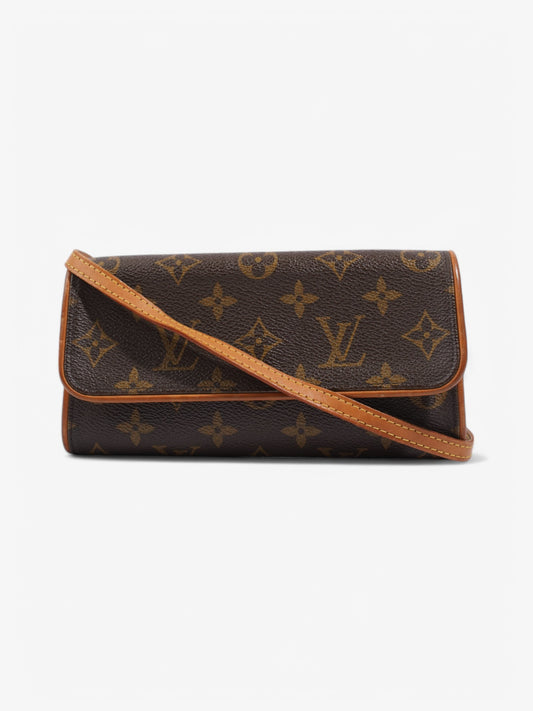 Louis Vuitton Twin Pochette Monogram Coated Canvas PM