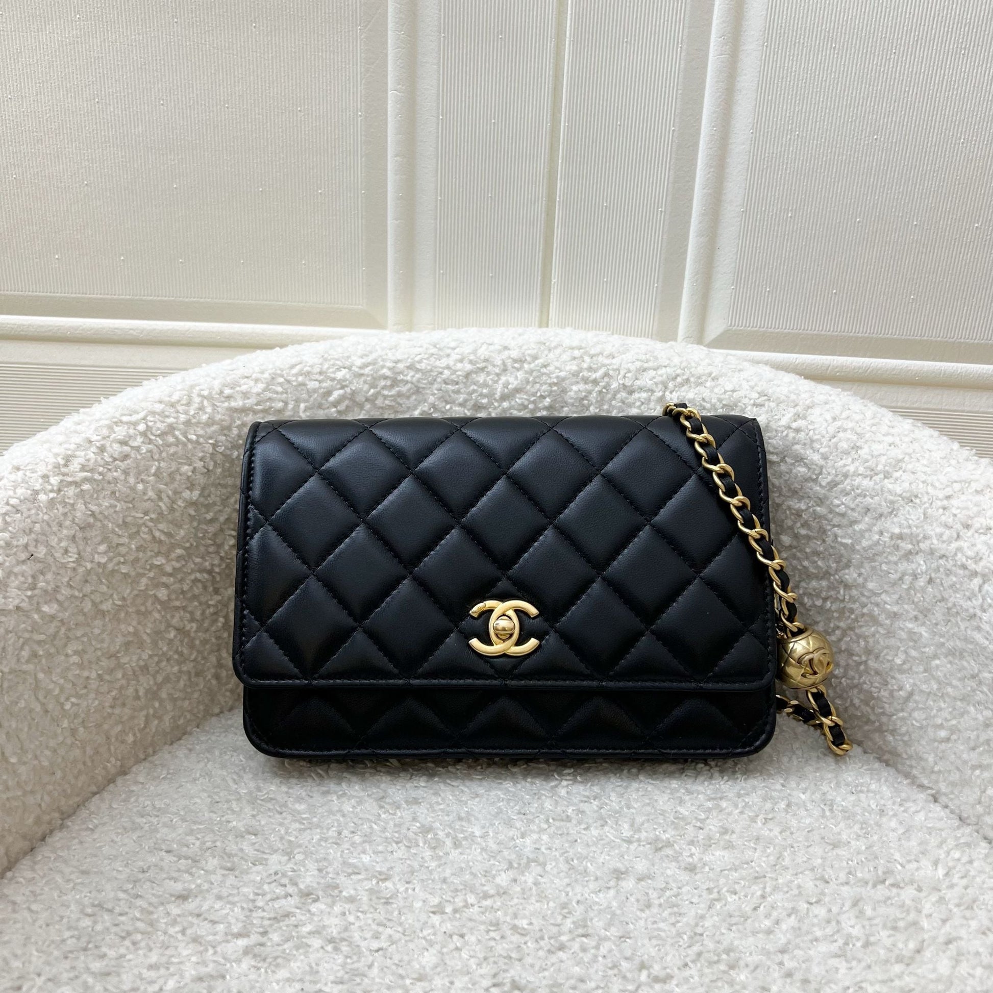Chanel Pearl Crush Wallet on Chain Crossbody Bag - Rovelle Bags