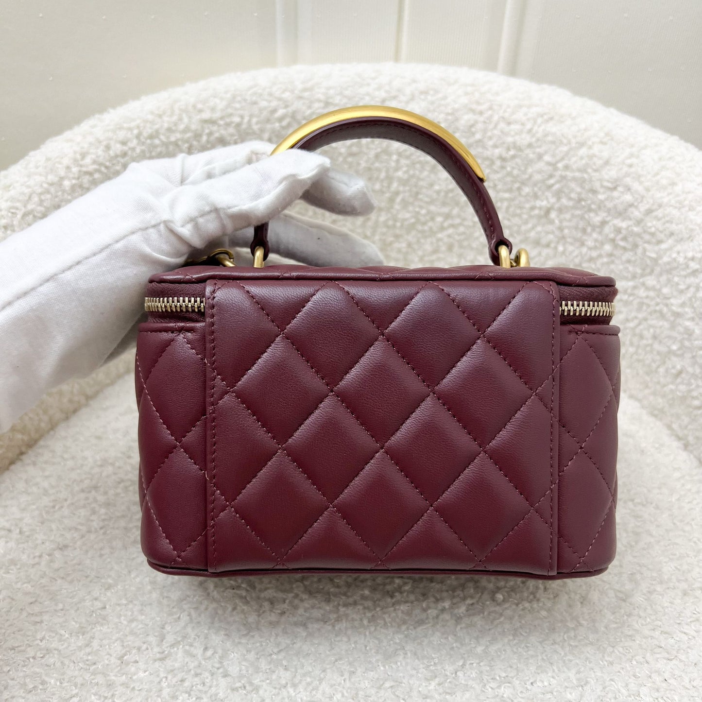 Chanel Top Handle Small Vanity in Handbag - Rovelle Bags