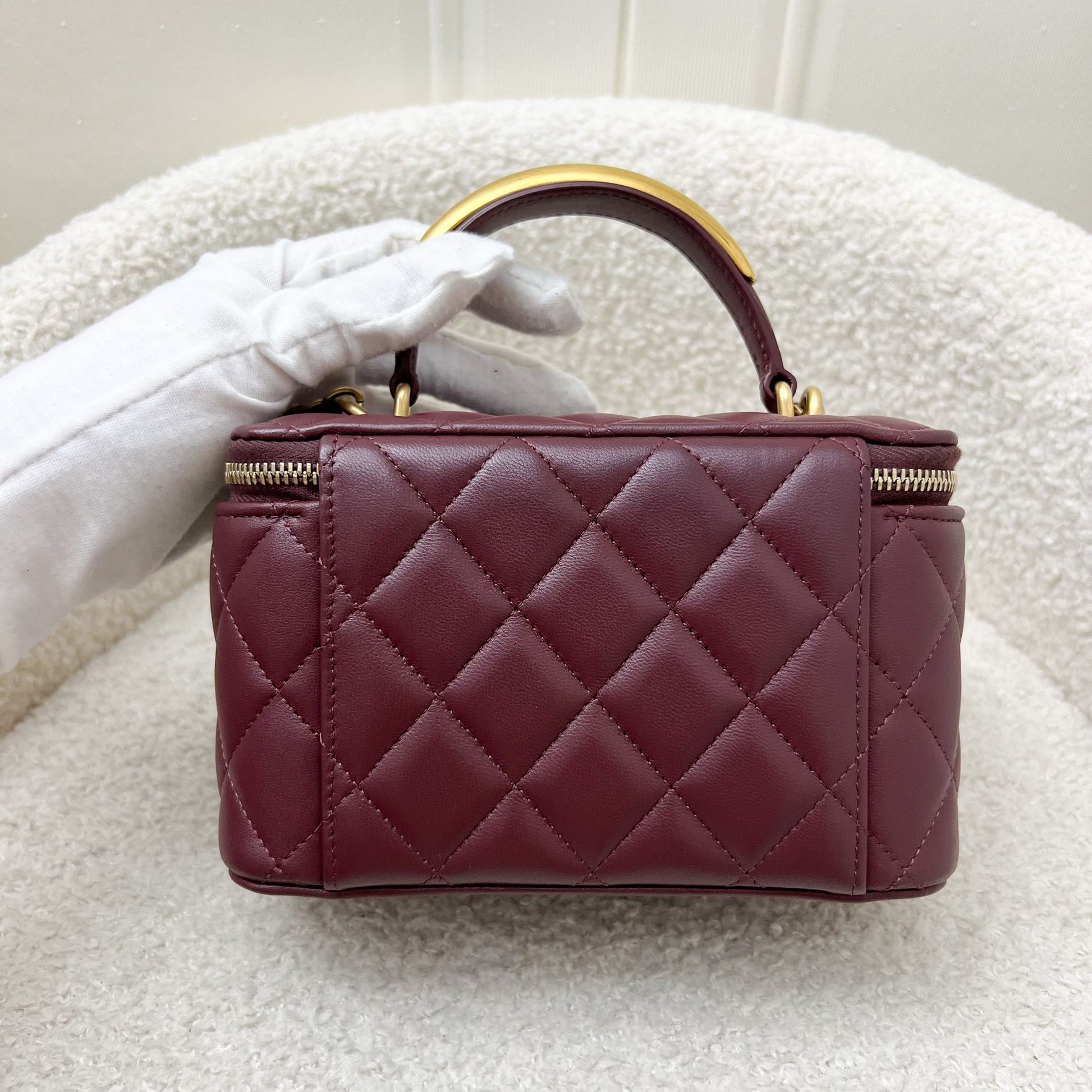 Chanel Top Handle Small Vanity in Handbag - Rovelle Bags