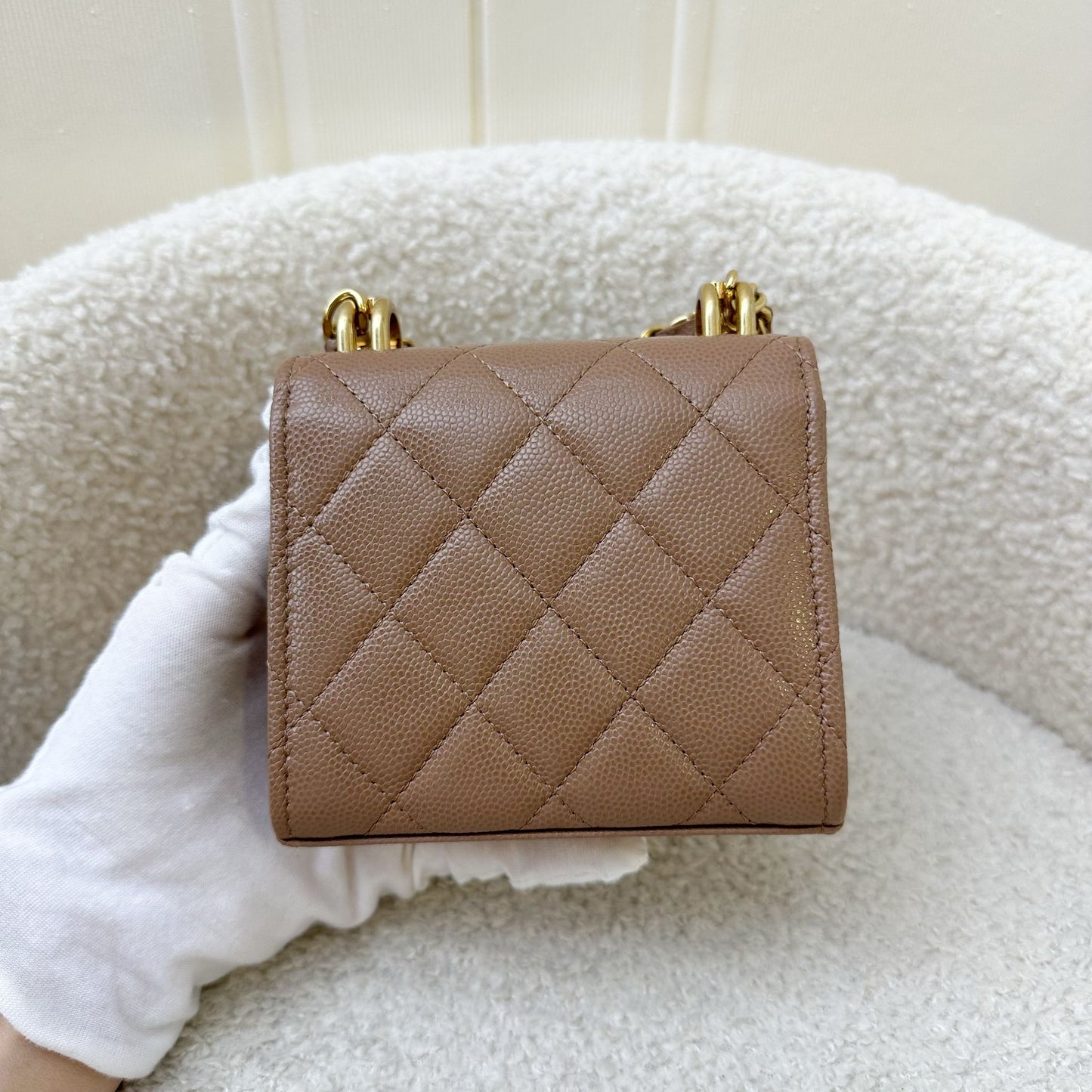 Chanel 22K Coco First Mini Clutch Clutch Bag - Rovelle Bags