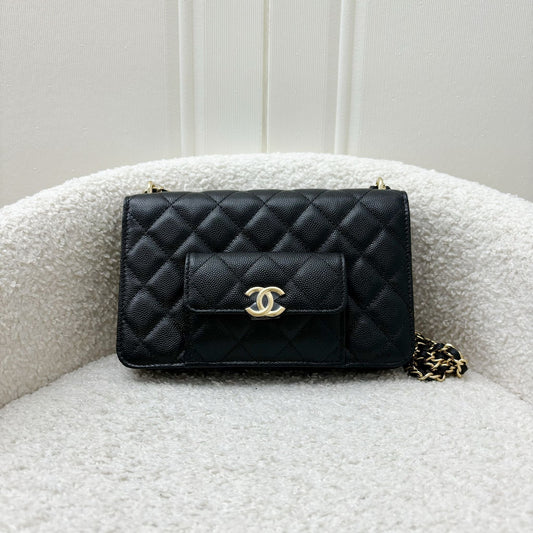 Chanel 22A Seasonal Wallet on Chain Crossbody Bag - Rovelle Bags