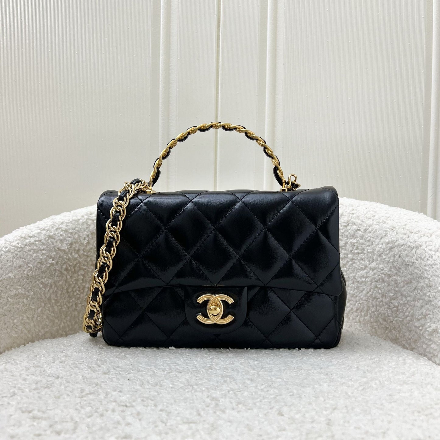 Chanel 23S Top Handle Small / Flap Bag - Rovelle Bags