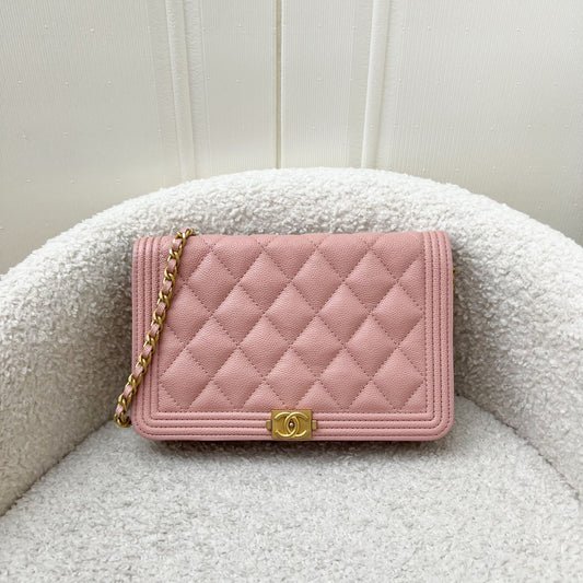 Chanel Boy Wallet on Chain WOC Crossbody Bag - Rovelle Bags